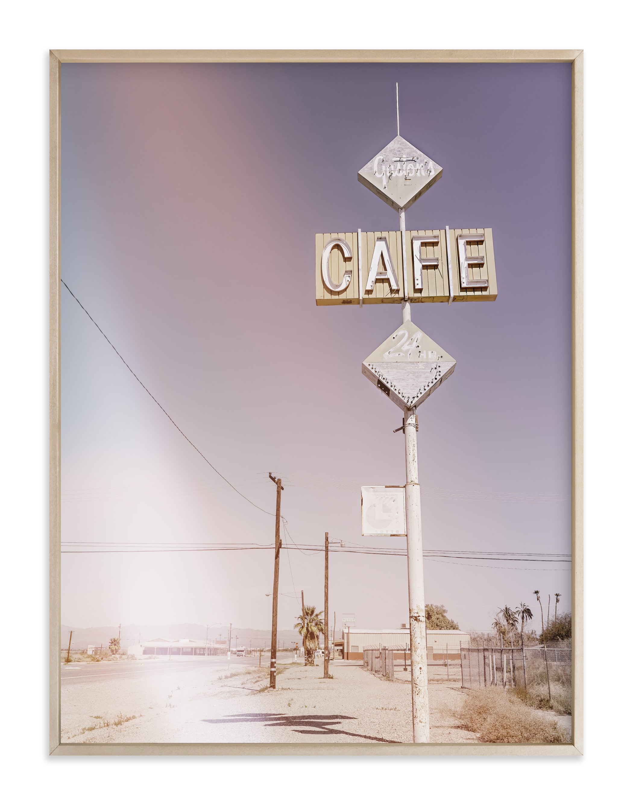 Desert Cafe Wall Art Print