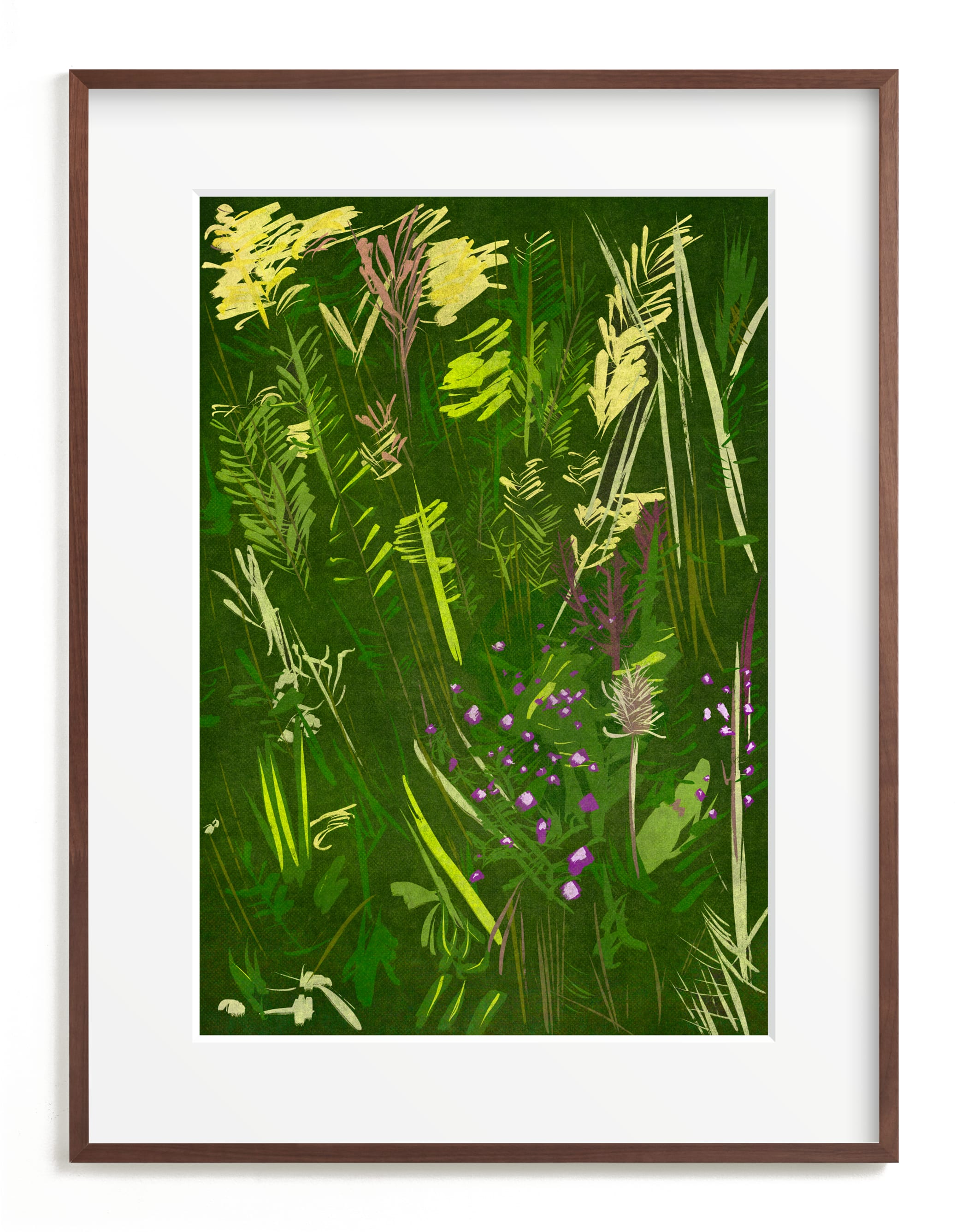 A View in Green Wall Art Print