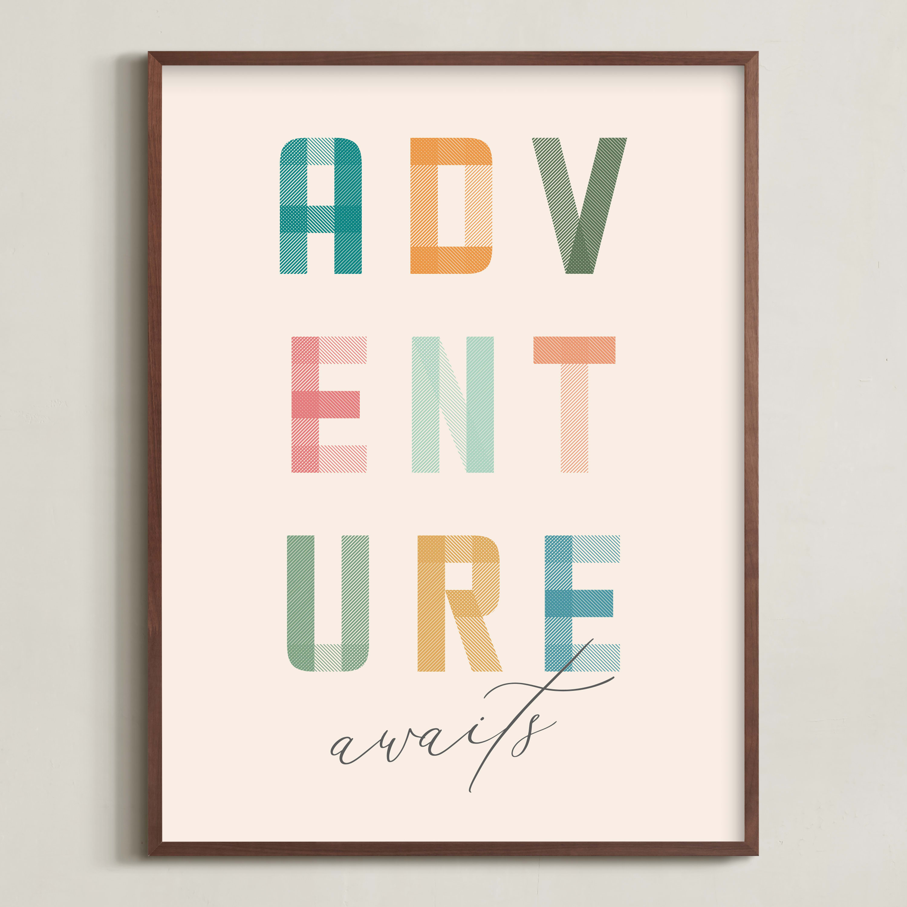 Adventure Lies Ahead Children's Art Print
