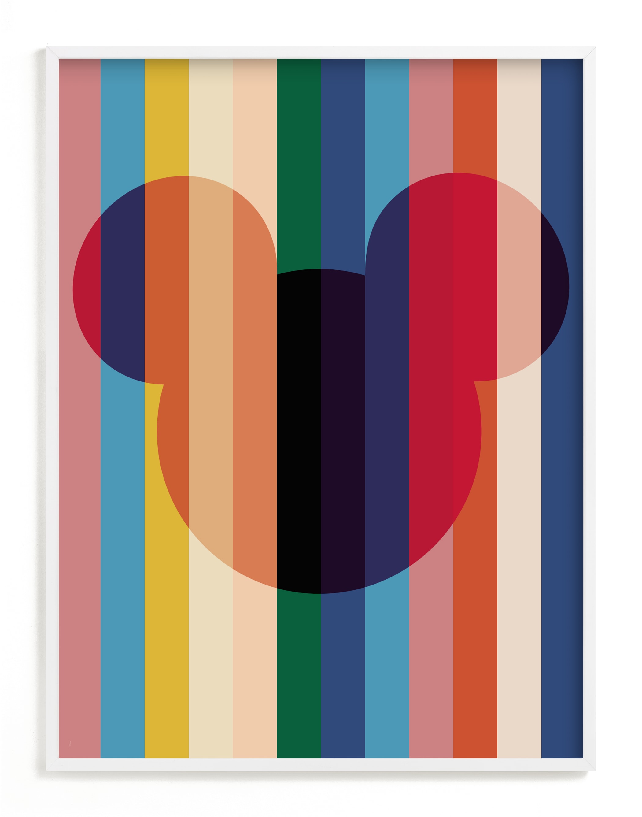Bright Stripes Disney Children's Art