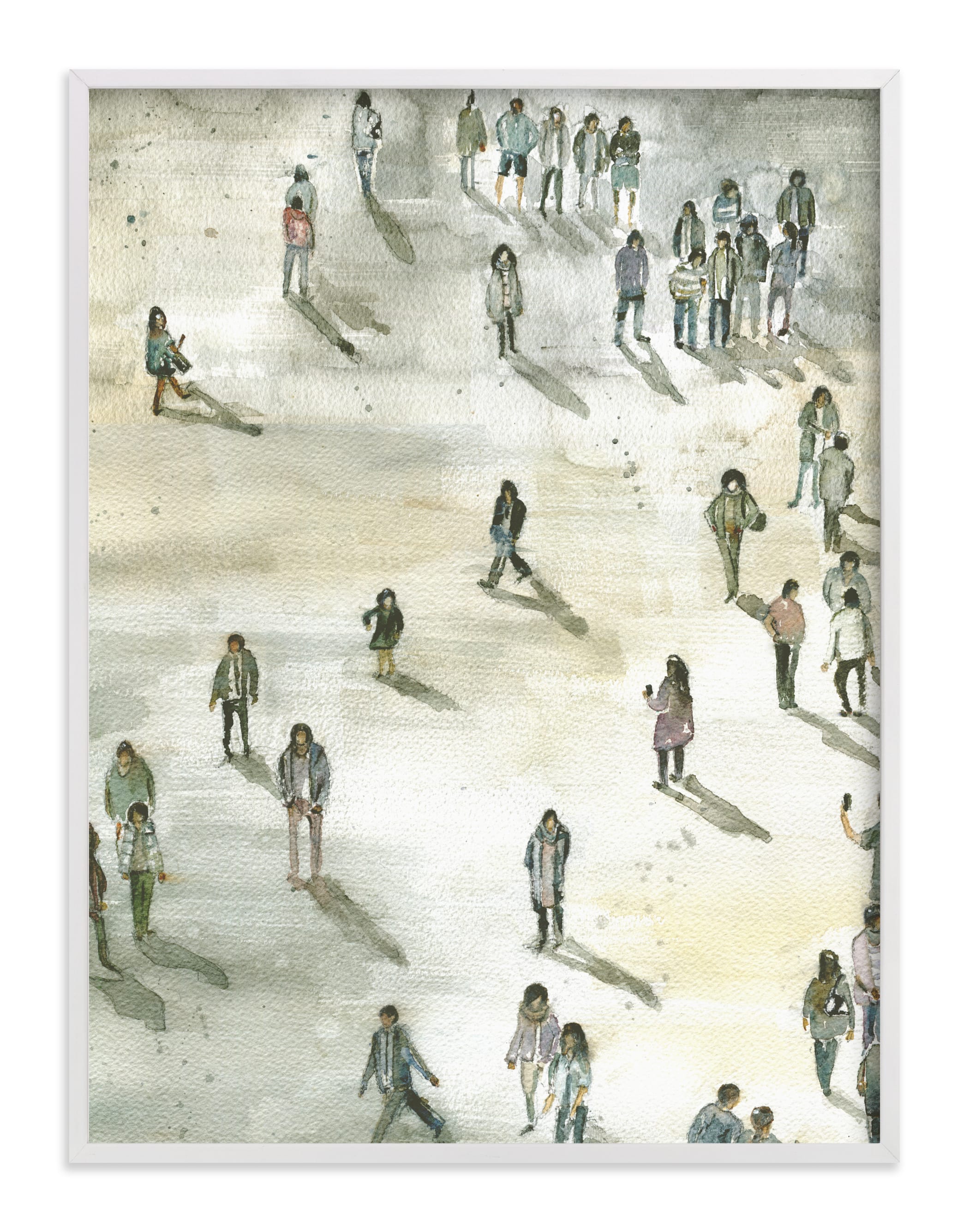 "Berlin at midday" - Limited Edition Art Print by Lulaloo in beautiful frame options and a variety of sizes.