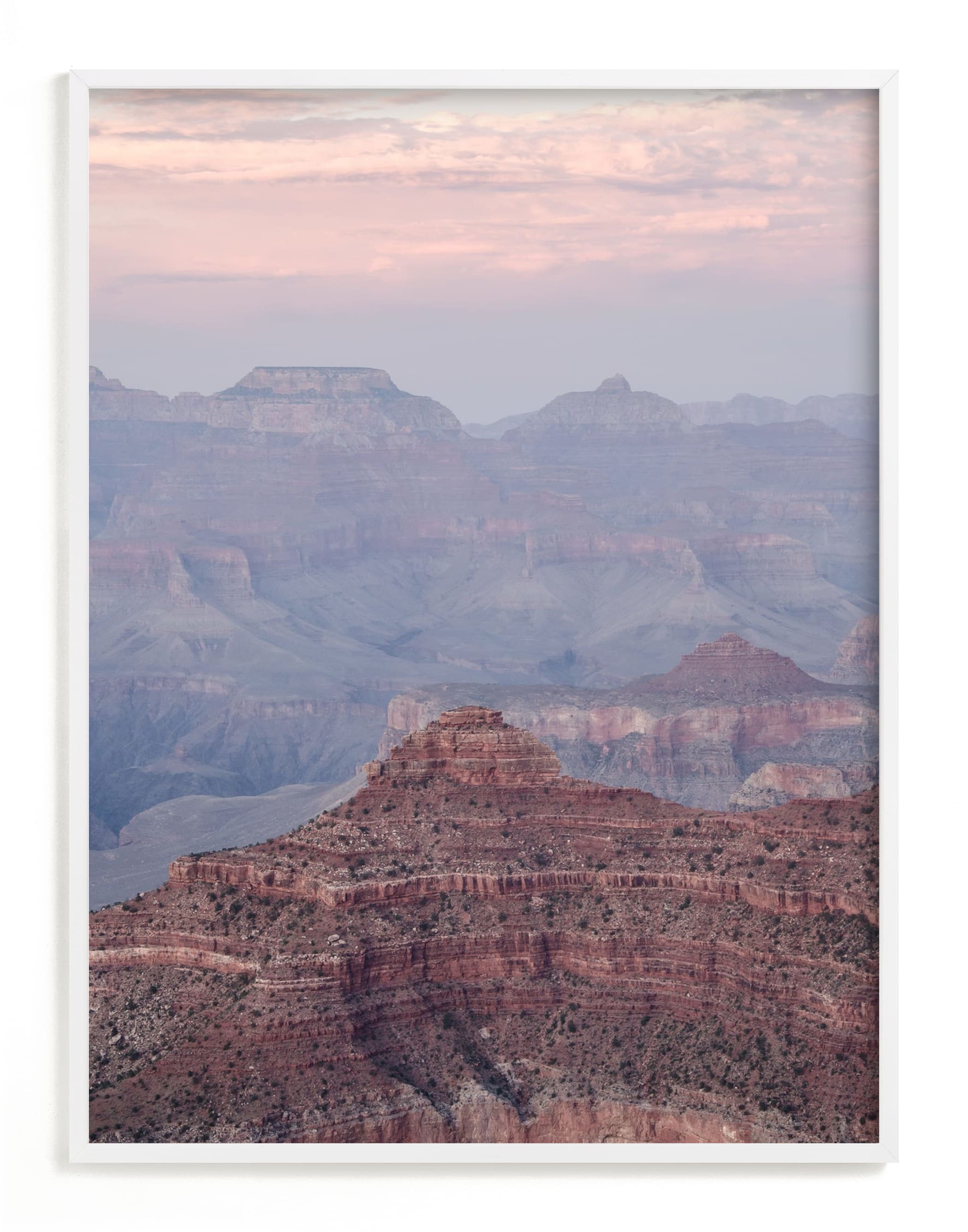 Grand Canyon Blush Art Print