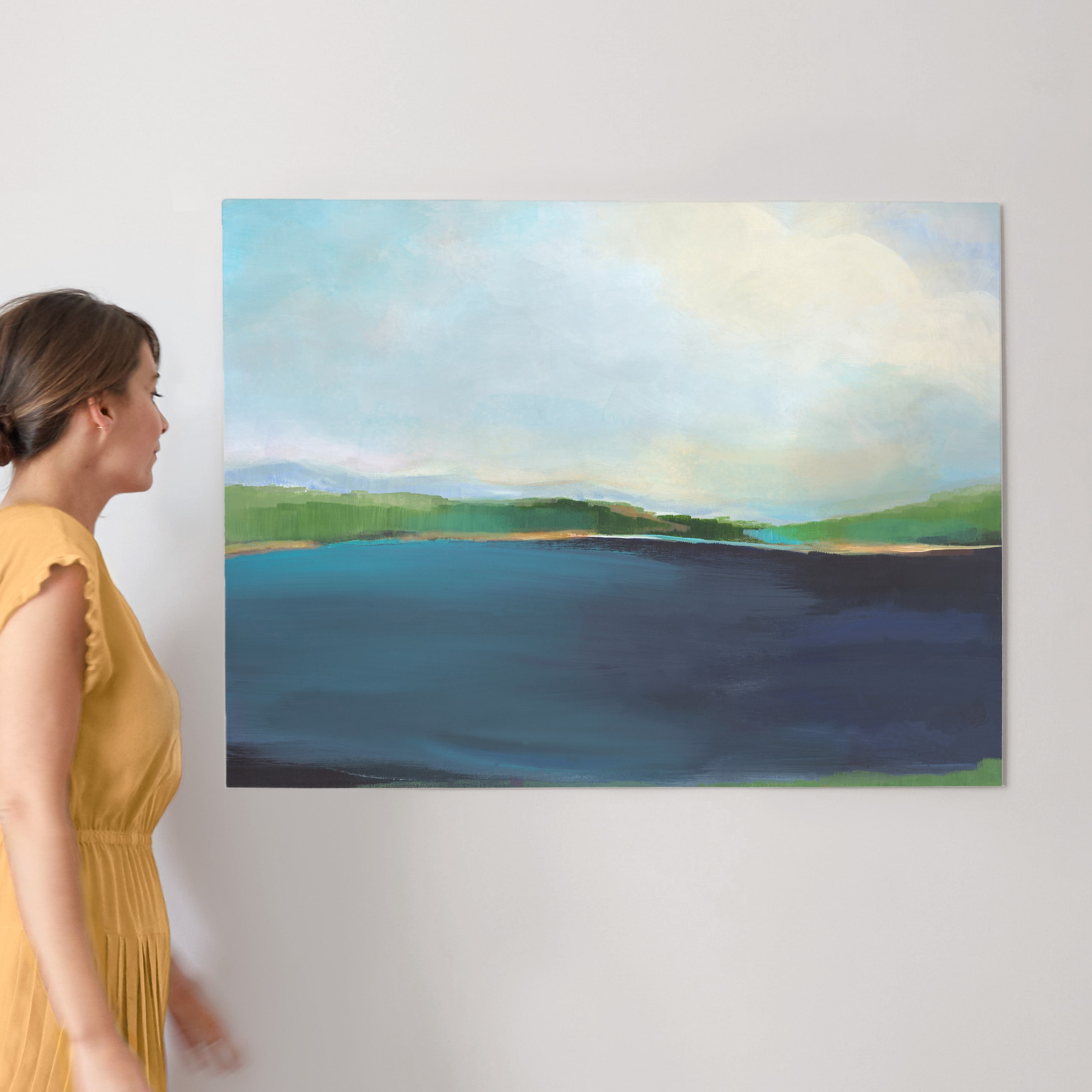 Lake View Wall Art Prints by AlisonJerry Minted