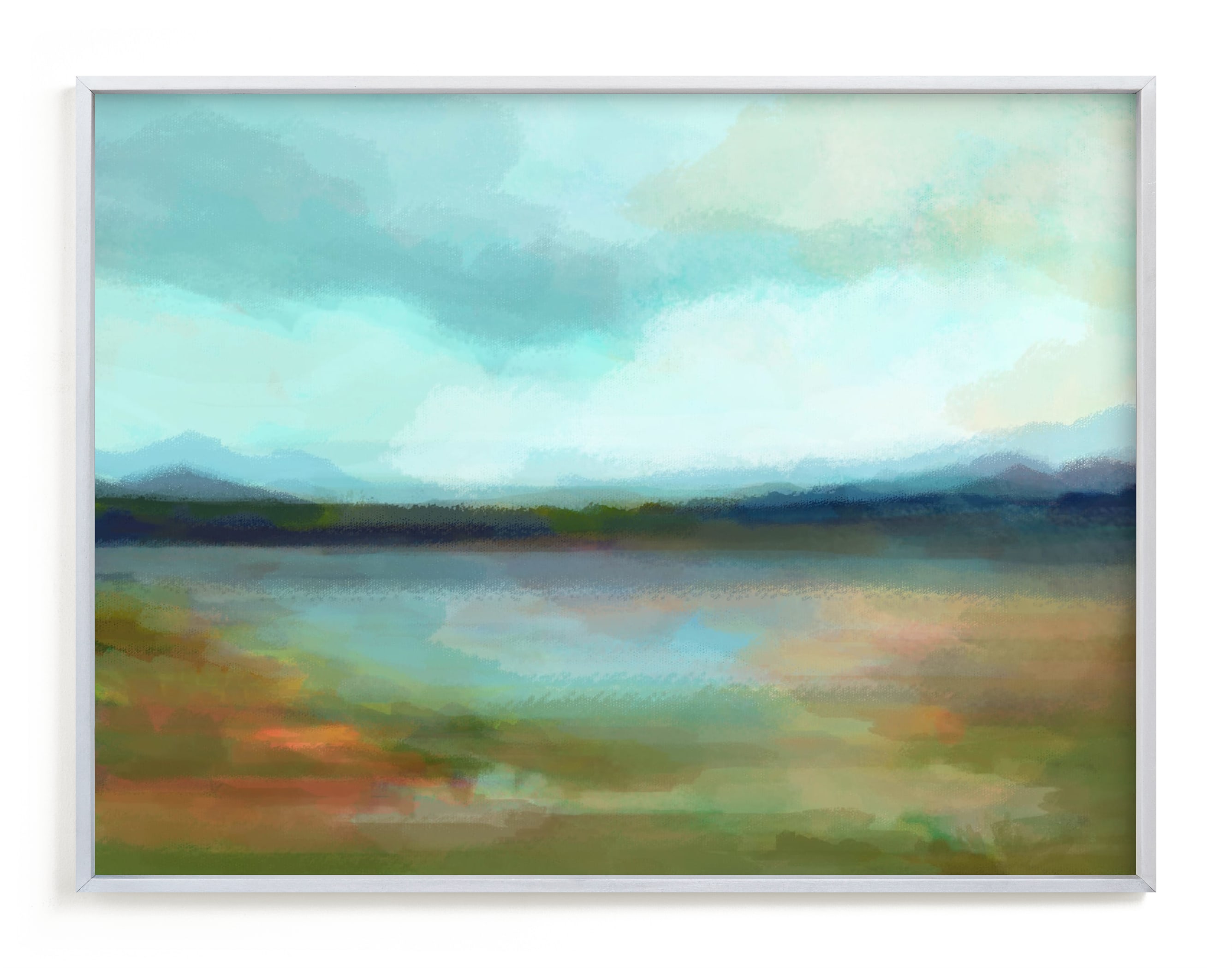 Days of Blue Art Print