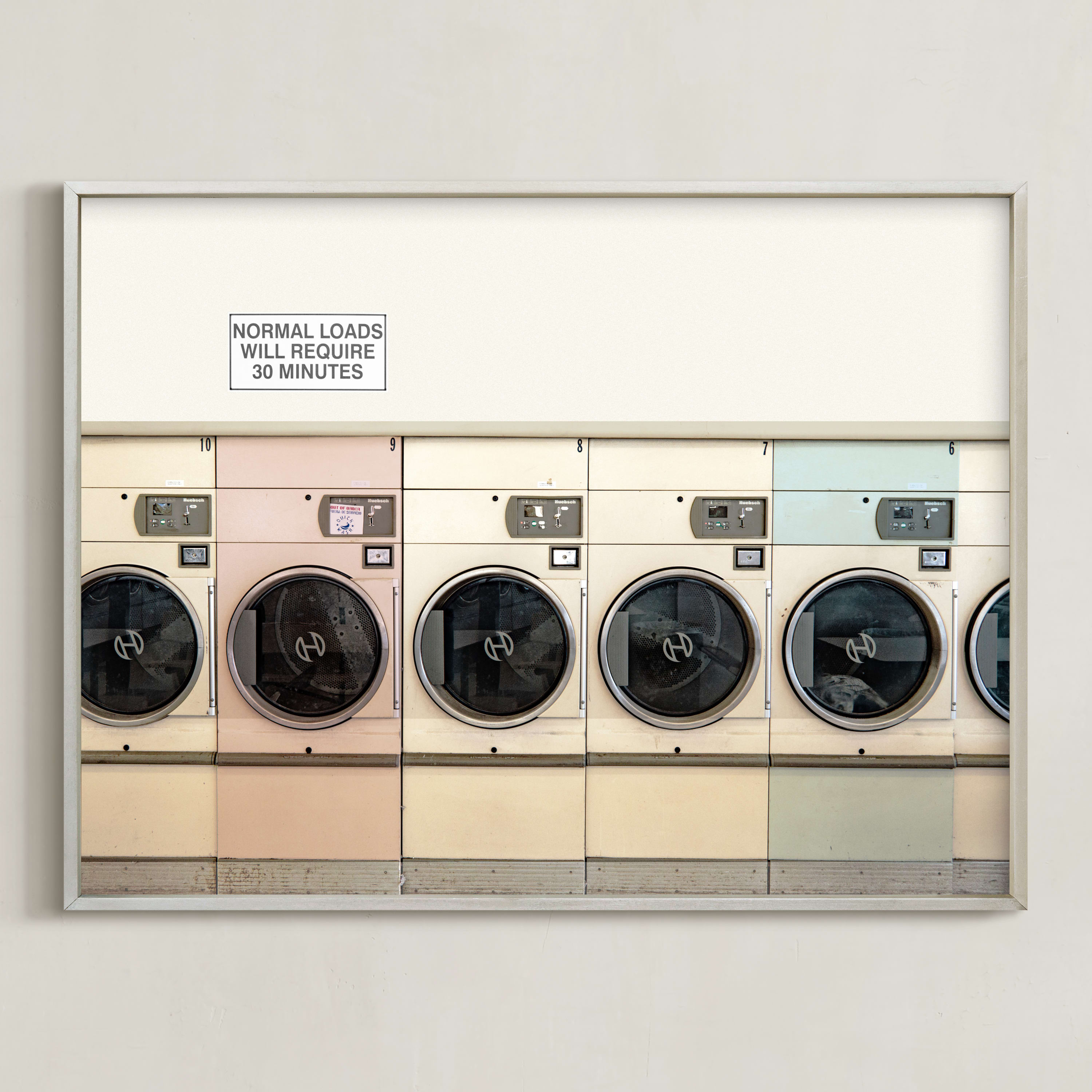 at the laundromat Art Print