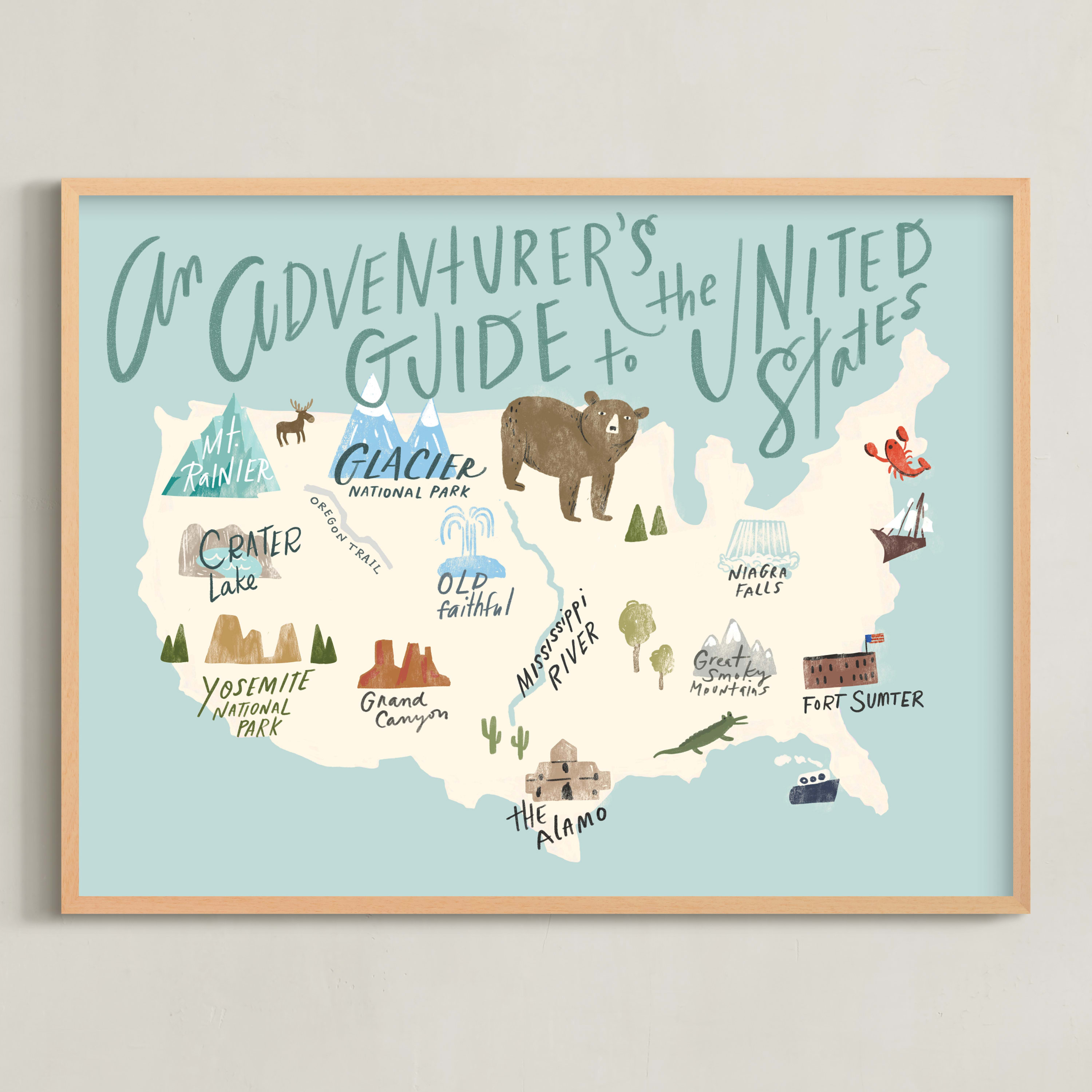Adventurer's Guide Children's Art Print
