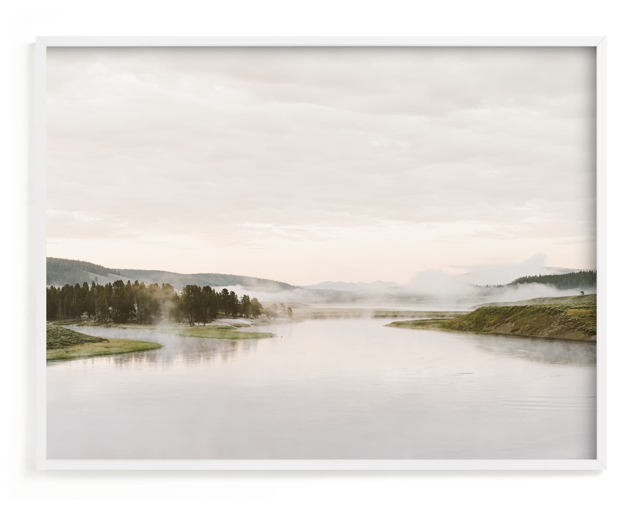 Misty lake 
