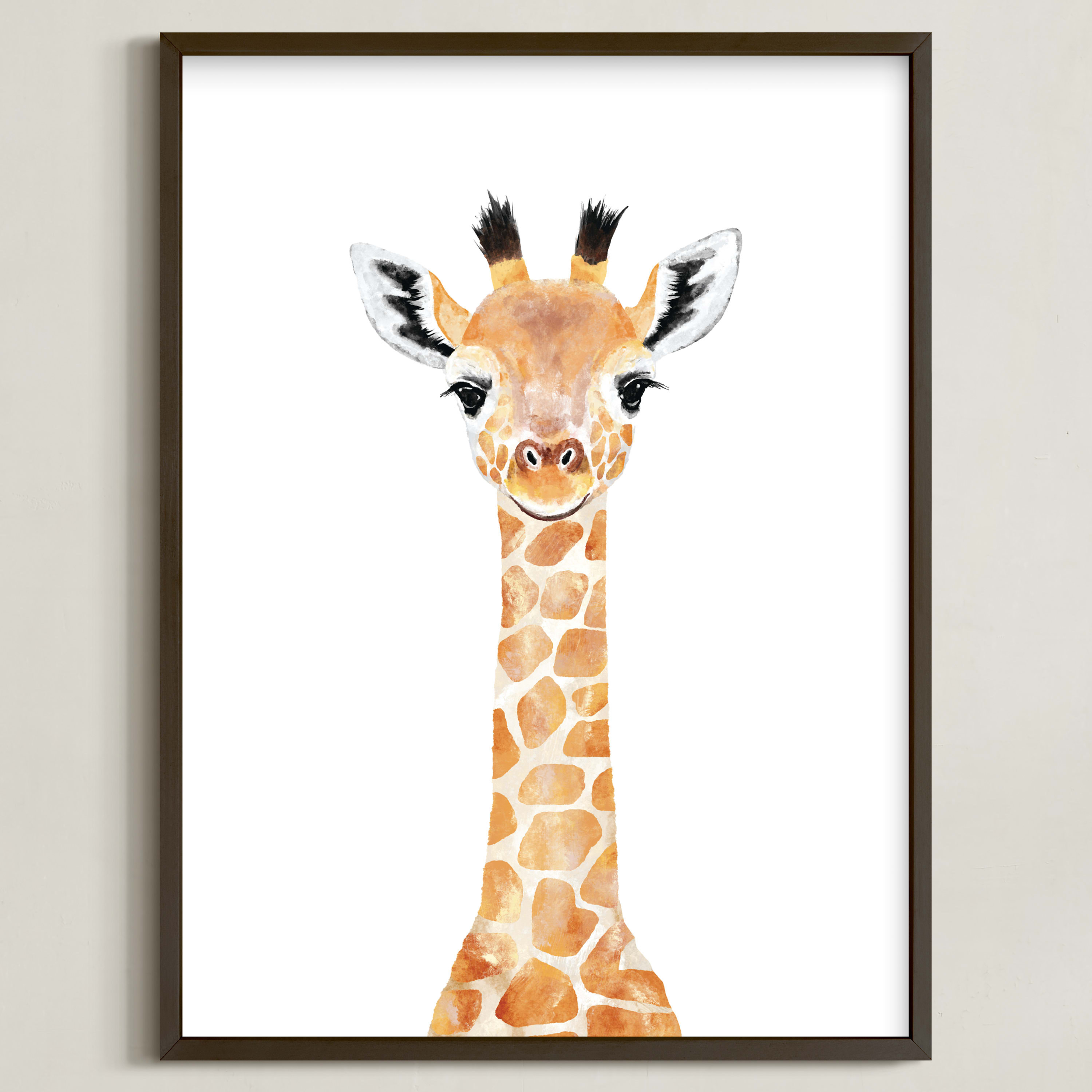 Baby Giraffe 2 Wall Art Prints by Cass Loh Minted