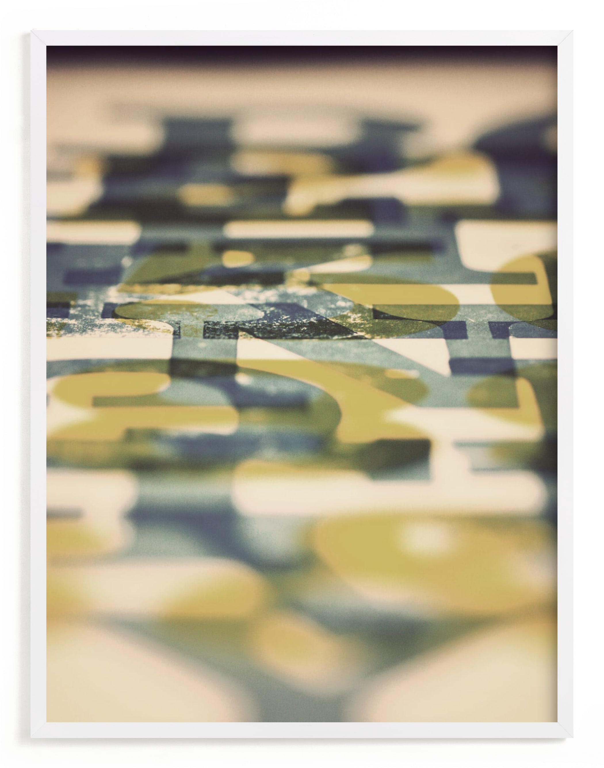Letterpress Proof Wall Art Prints By 45wall Design Minted