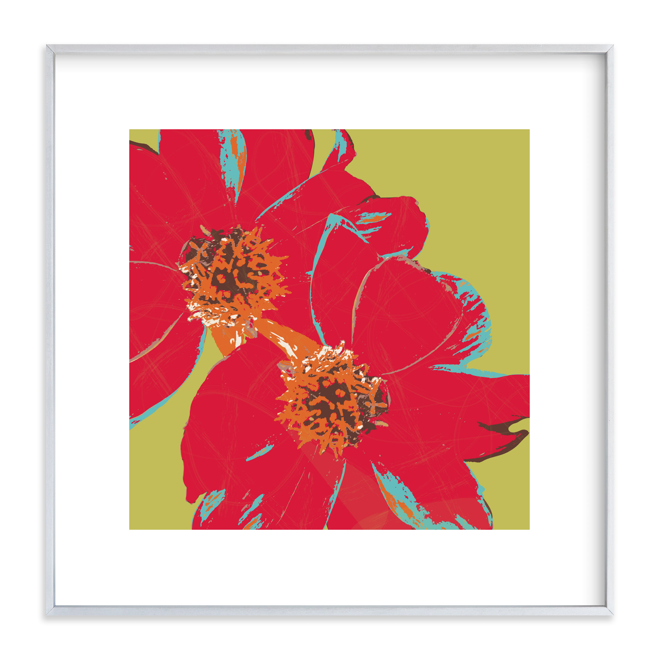 "Dahlia" - Limited Edition Art Print by Dreaming Inspirations in beautiful frame options and a variety of sizes.