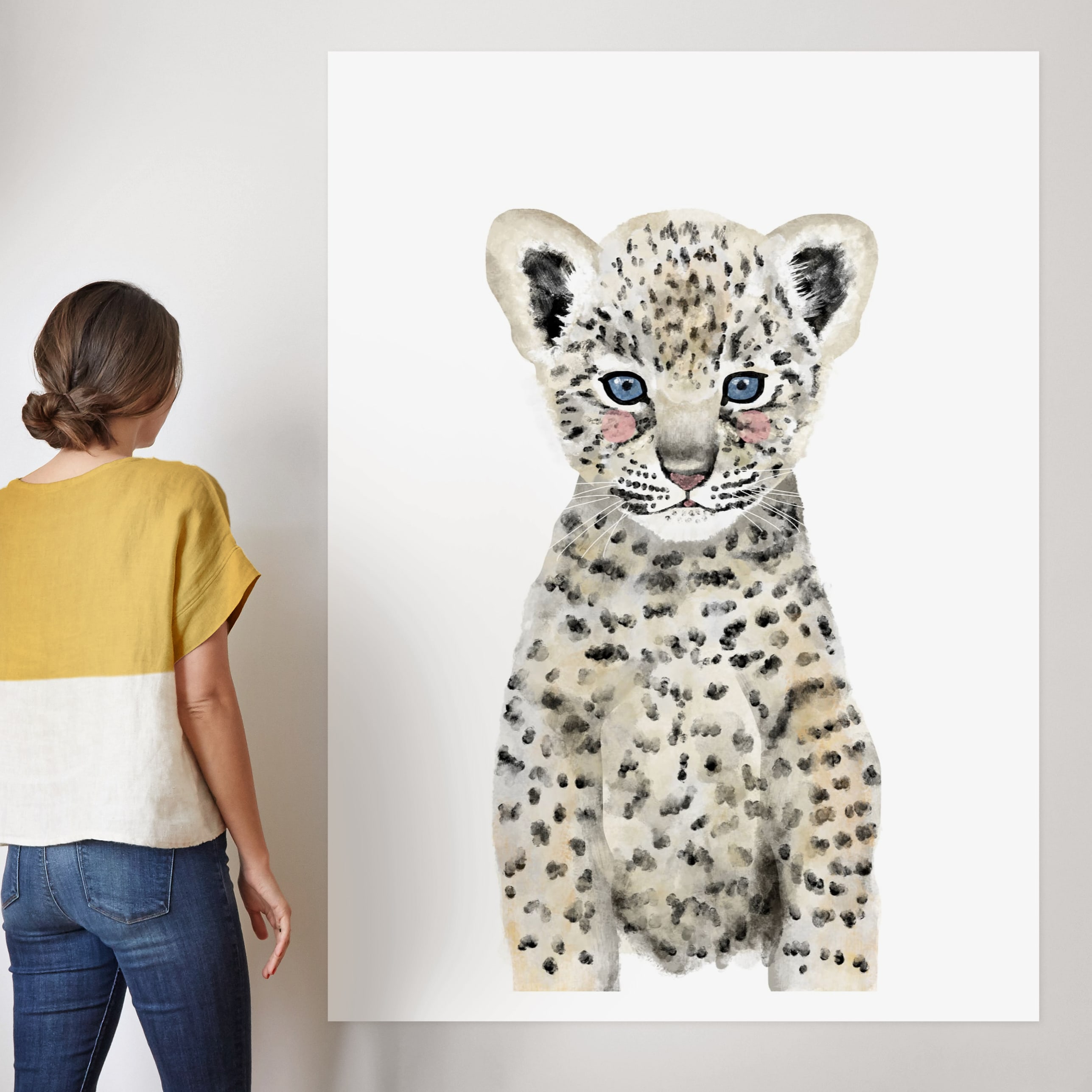 Baby Animal Leopard Wall Art Prints By Cass Loh Minted