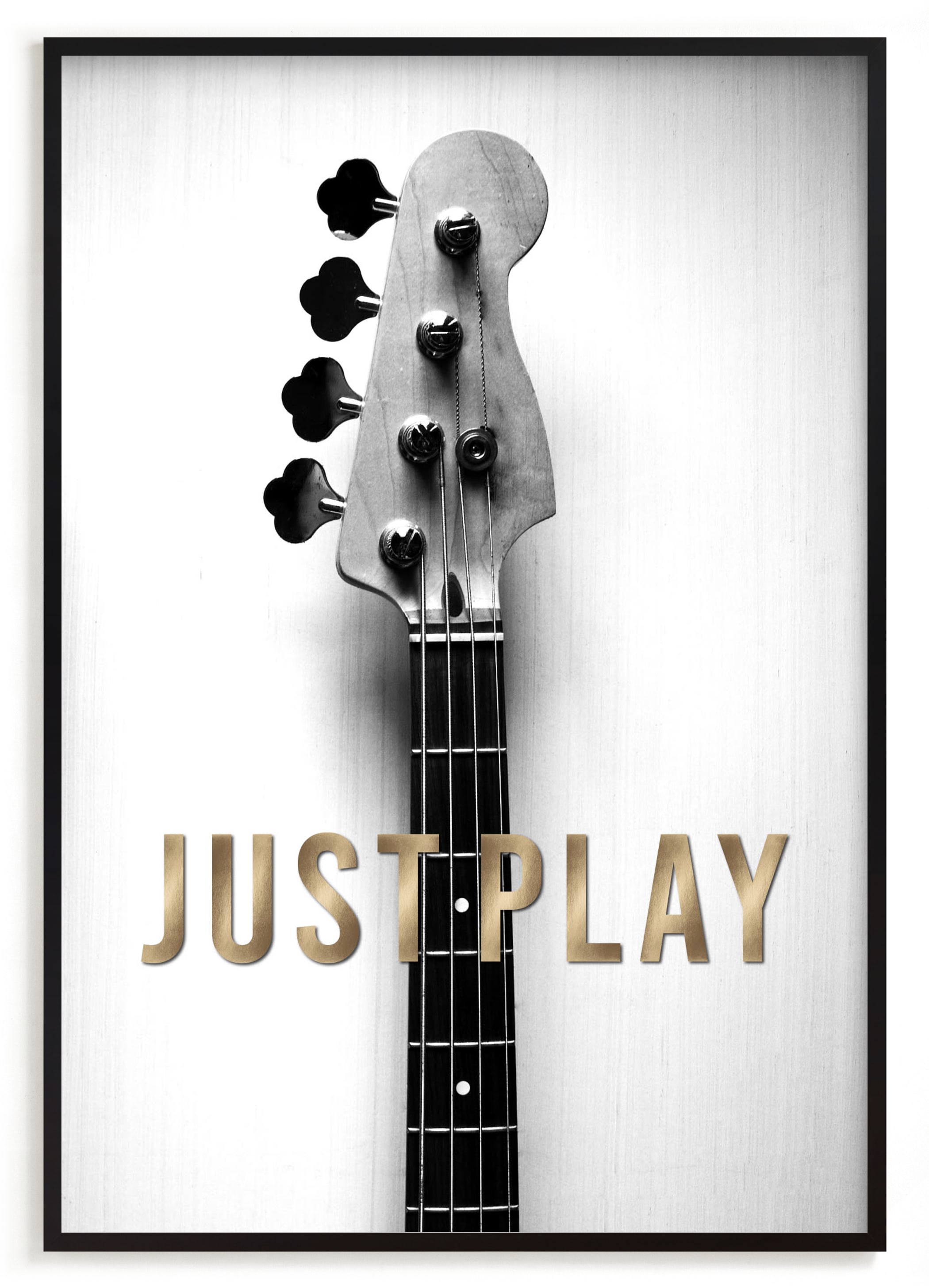 "Just Play Always" - Art Print by Heather Schertzer in beautiful frame options and a variety of sizes.