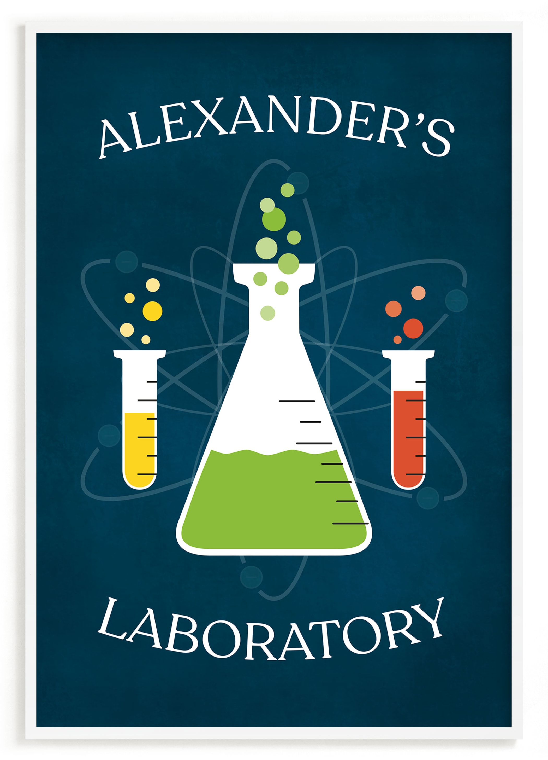 "Laboratory" - Children's Custom Art Print by Heather Schertzer in beautiful frame options and a variety of sizes.