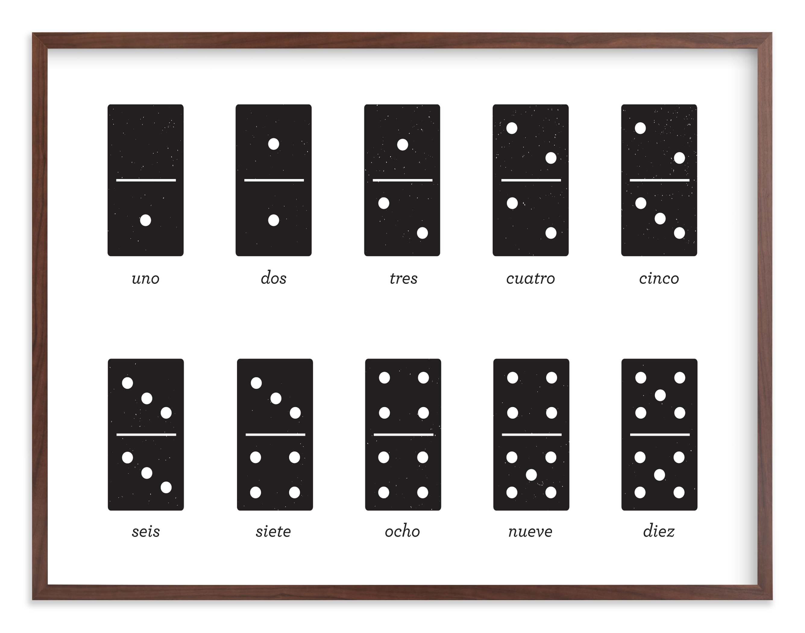 counting dominoes wall art prints by snow and ivy minted