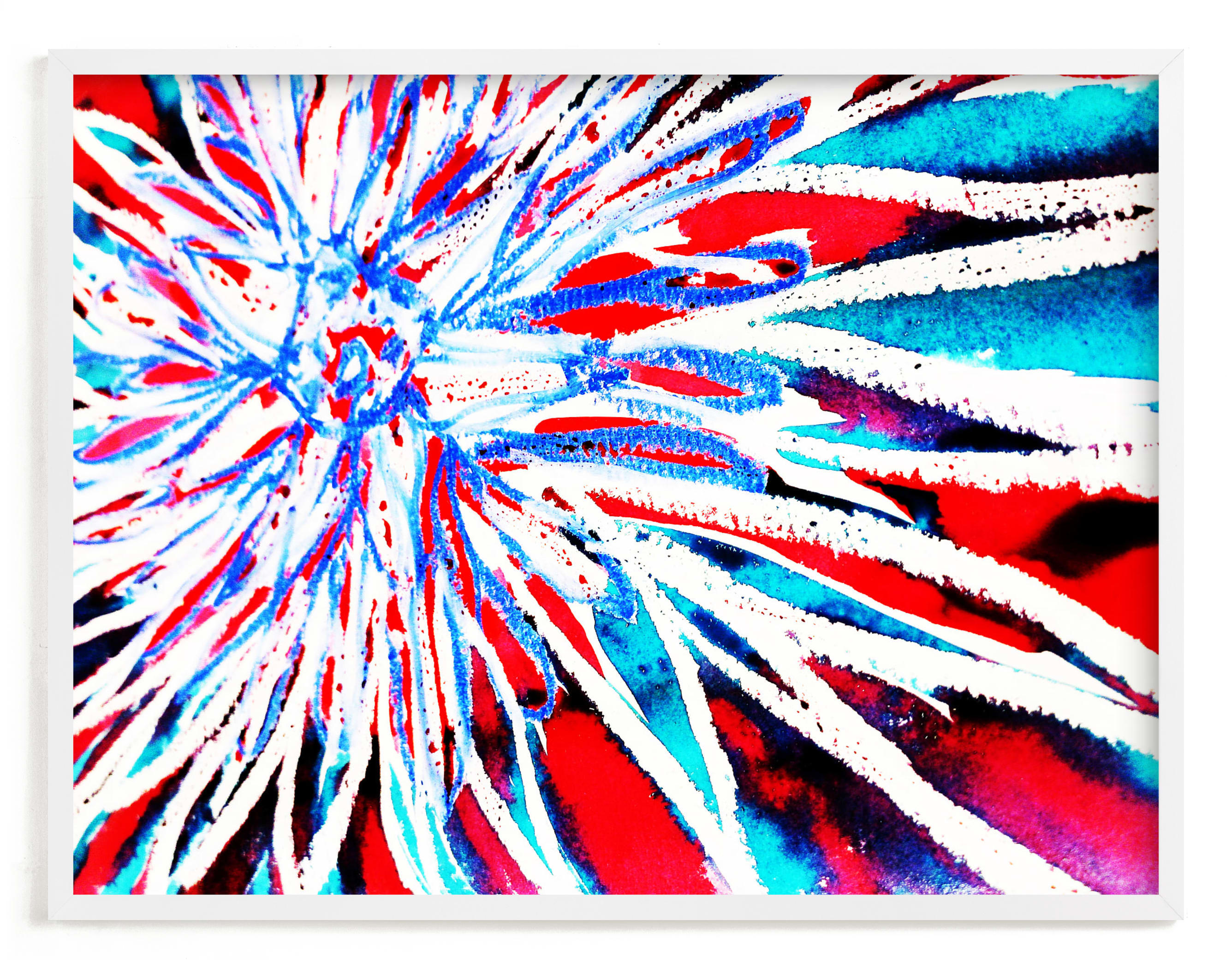 "Colorburst2" - Art Print by Miranda Mol in beautiful frame options and a variety of sizes.