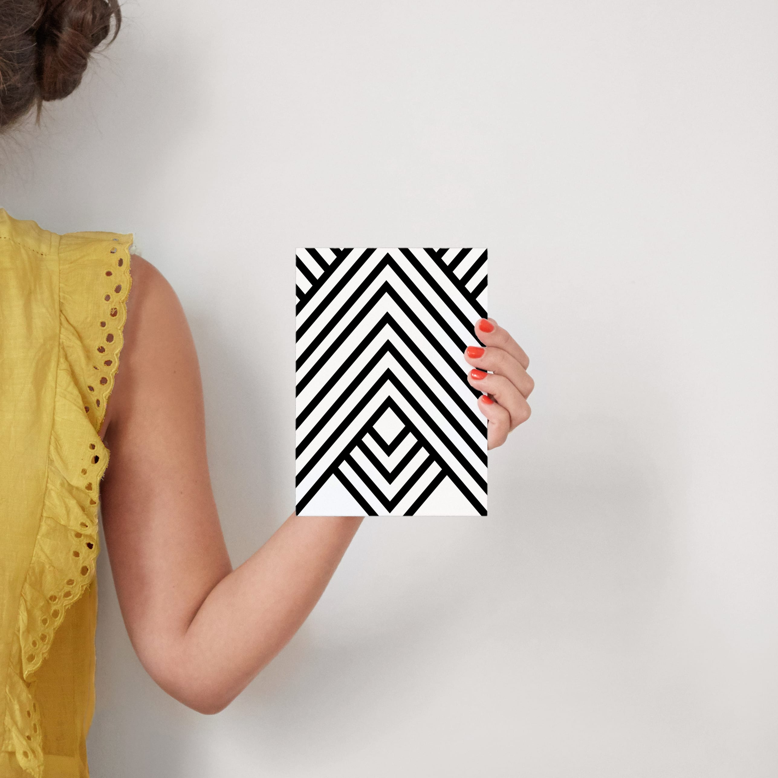 Abstract simple geometric design Wall Art Prints by Anna Minted