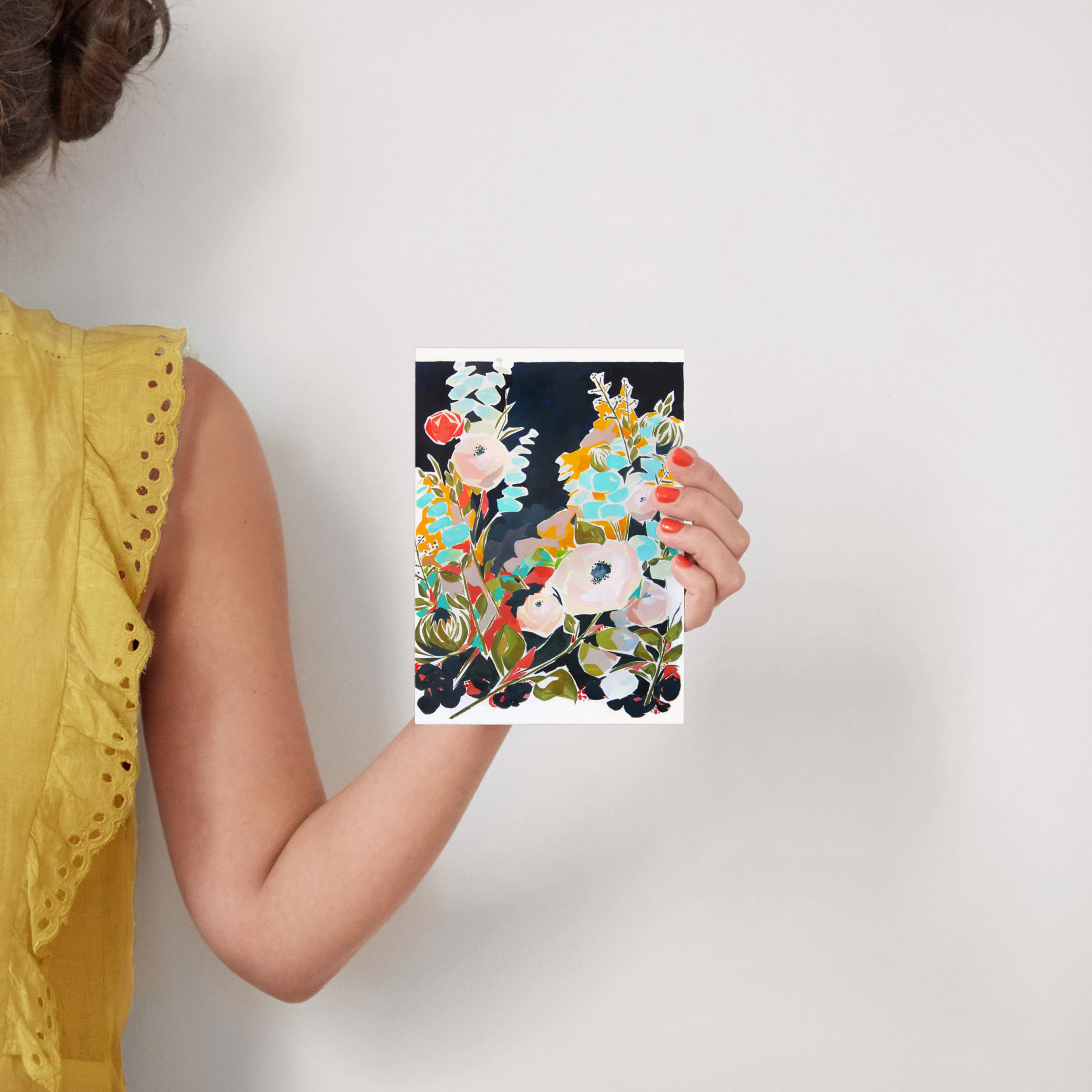 Thrive Floral Wall Art Prints by Jess Franks Minted