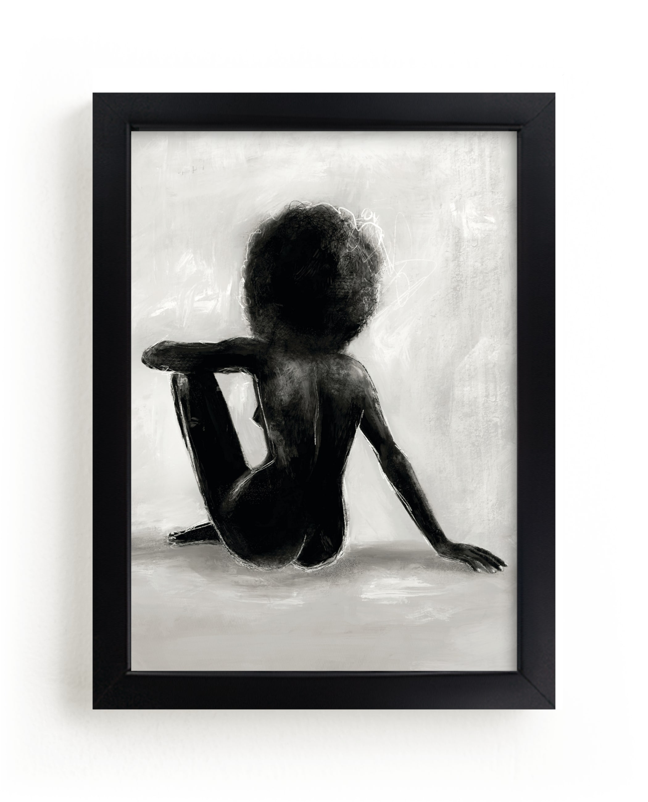"noire étude" - Limited Edition Art Print by Marabou Design in beautiful frame options and a variety of sizes.