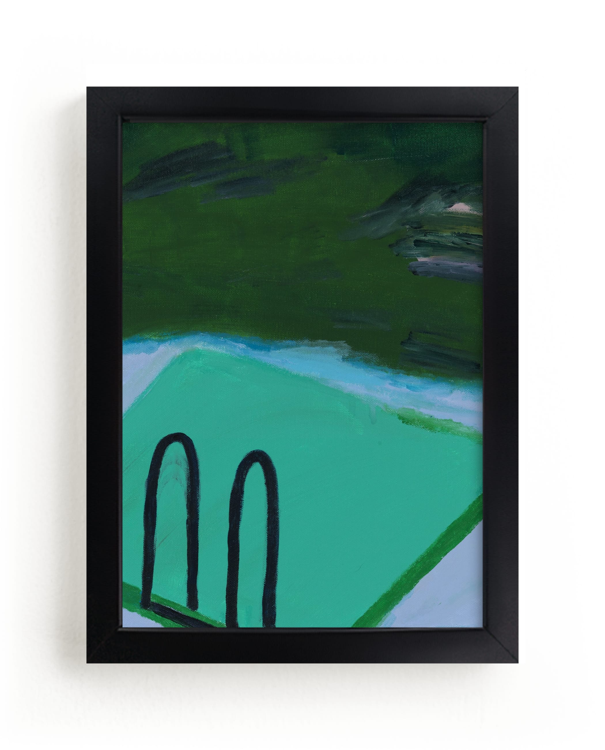"Lake Life" - Art Print by Lauren Packard in beautiful frame options and a variety of sizes.