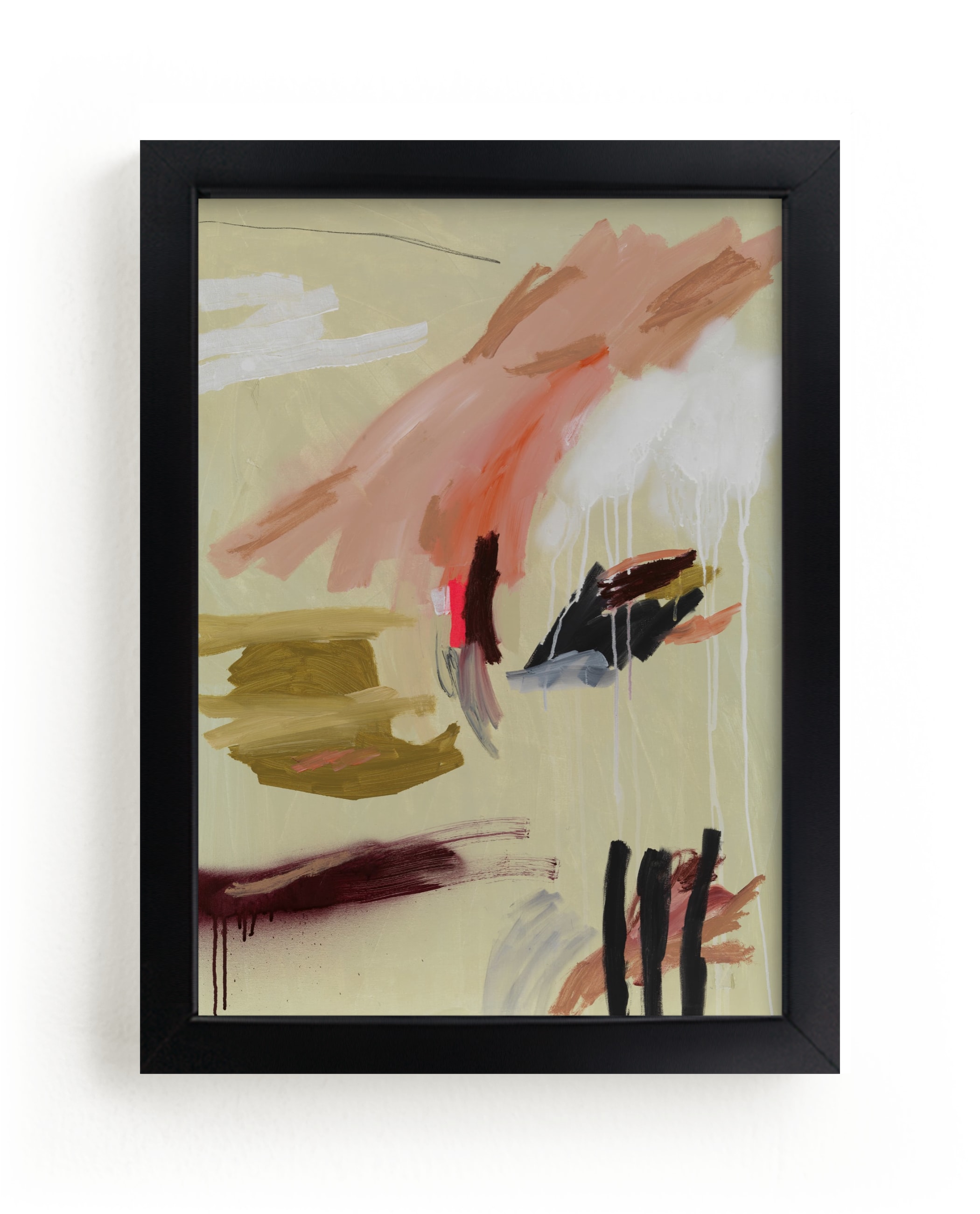 "Grab Back" - Art Print by Lauren Packard in beautiful frame options and a variety of sizes.