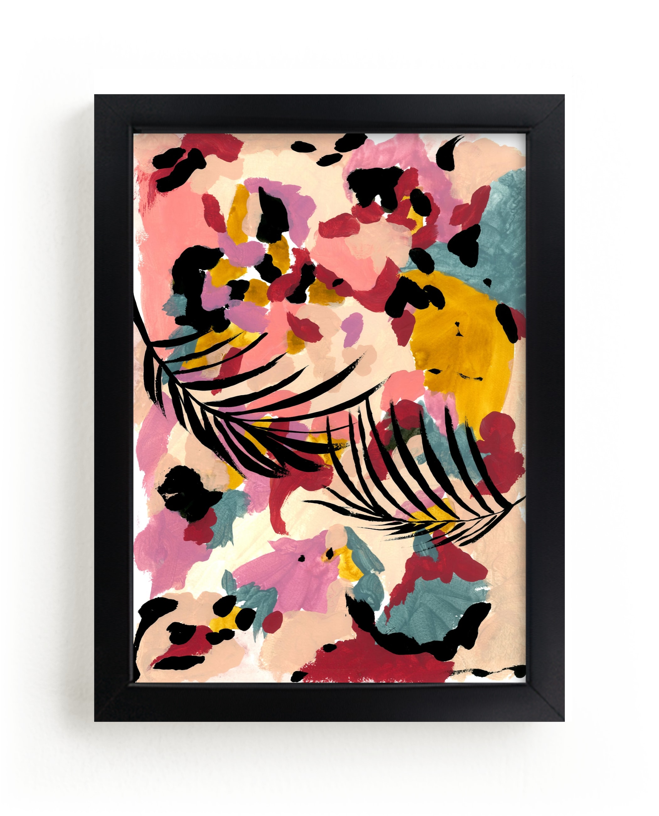 "Summer petals" - Art Print by FERNANDA MARTINEZ in beautiful frame options and a variety of sizes.