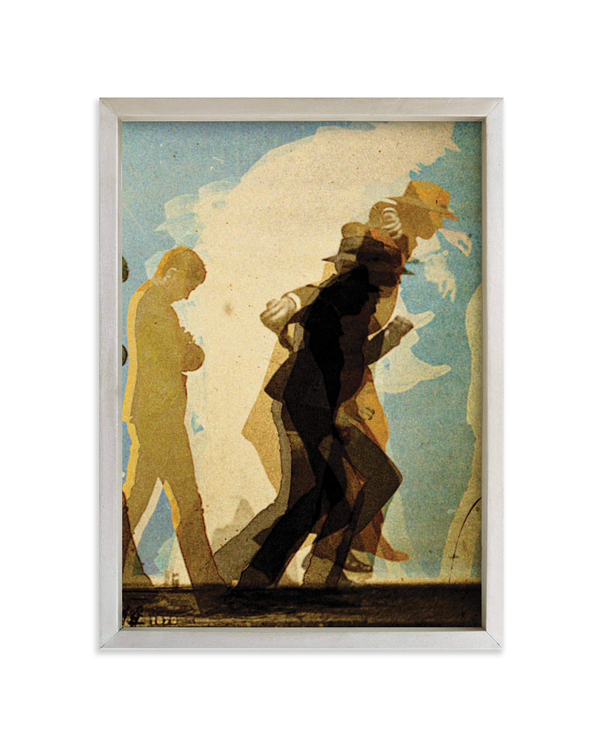 "After Muybridge" - Limited Edition Art Print by Terrance Grace in beautiful frame options and a variety of sizes.