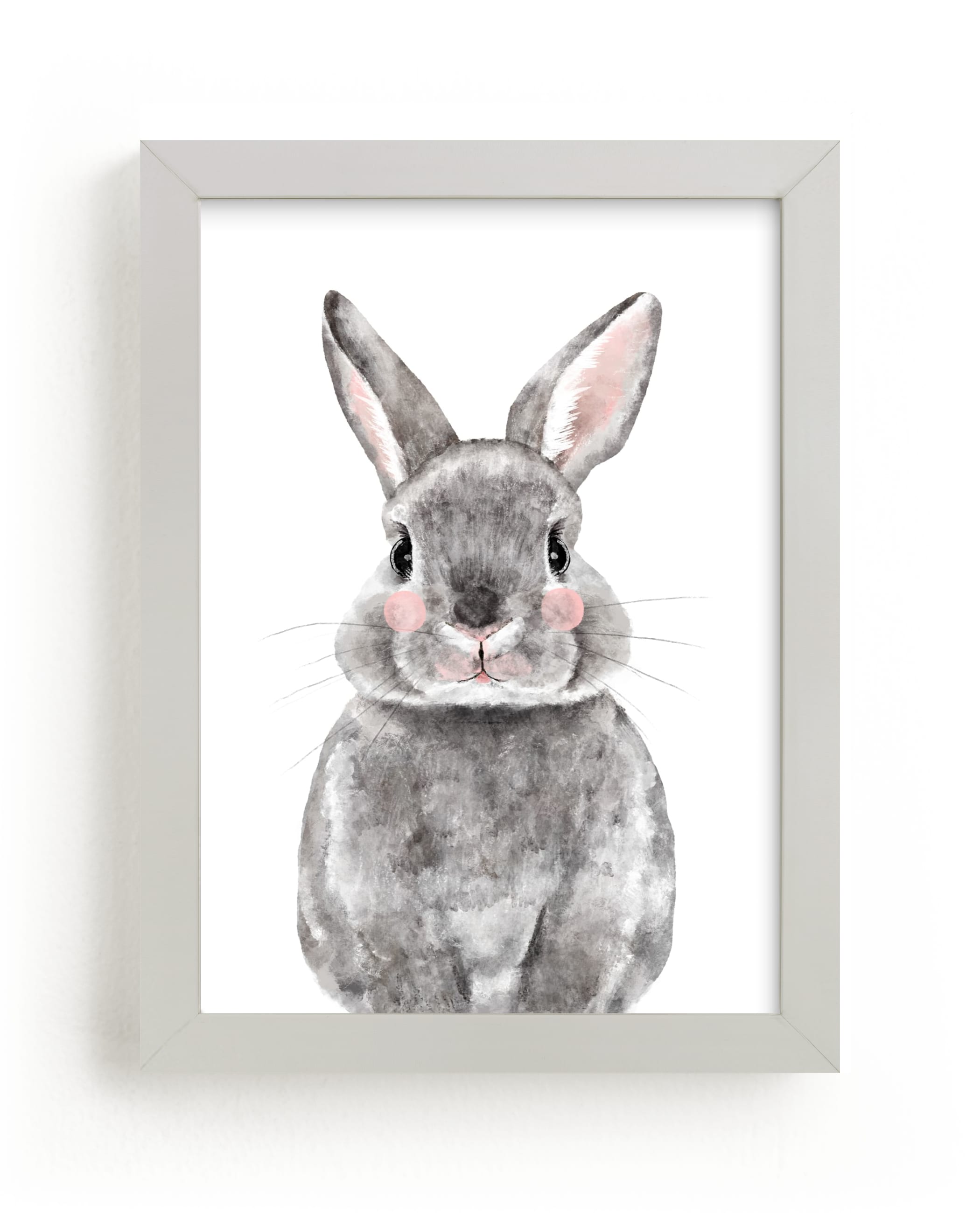 "Baby Animal Rabbit" by Cass Loh in beautiful frame options and a variety of sizes.