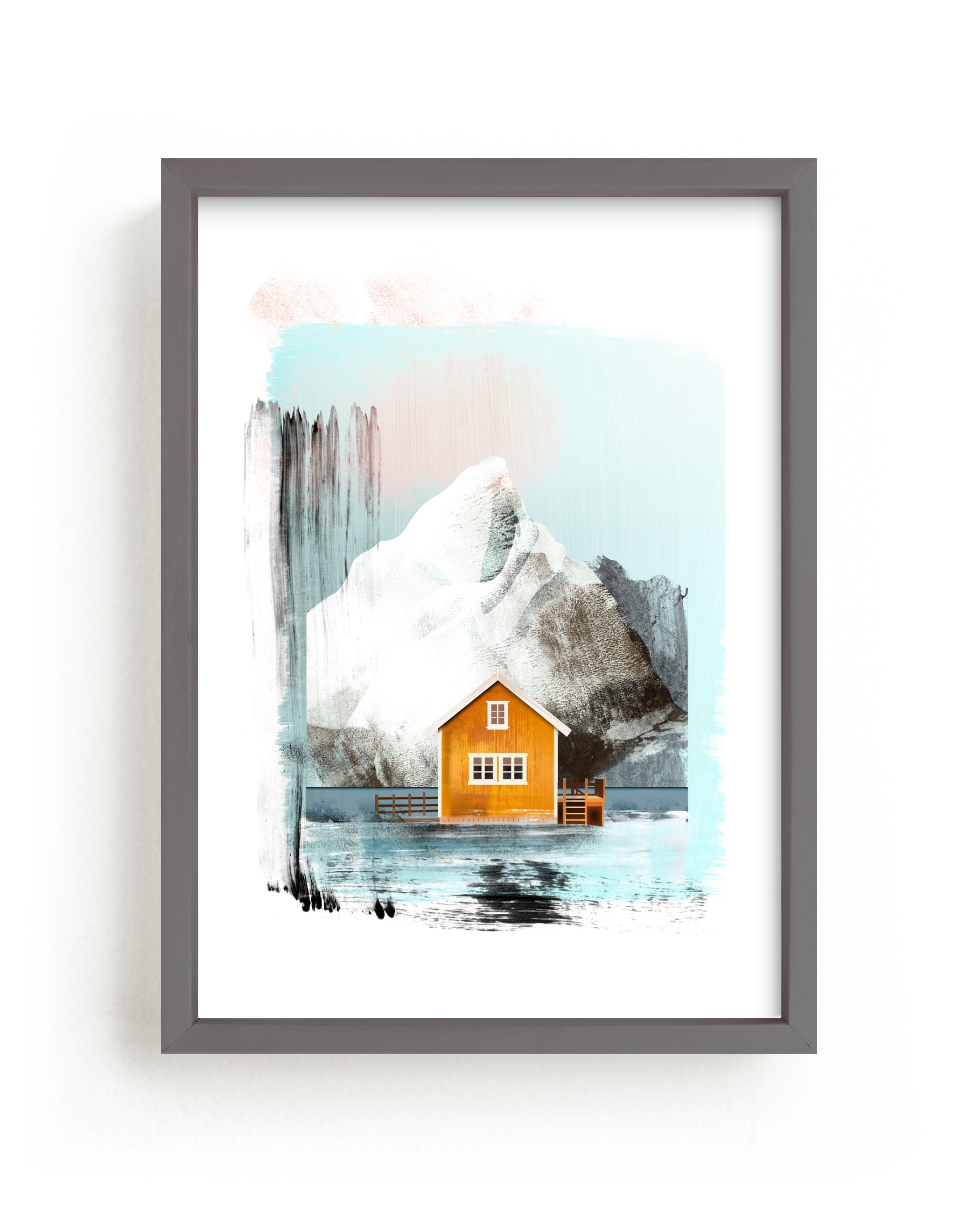 Orange House Art Print