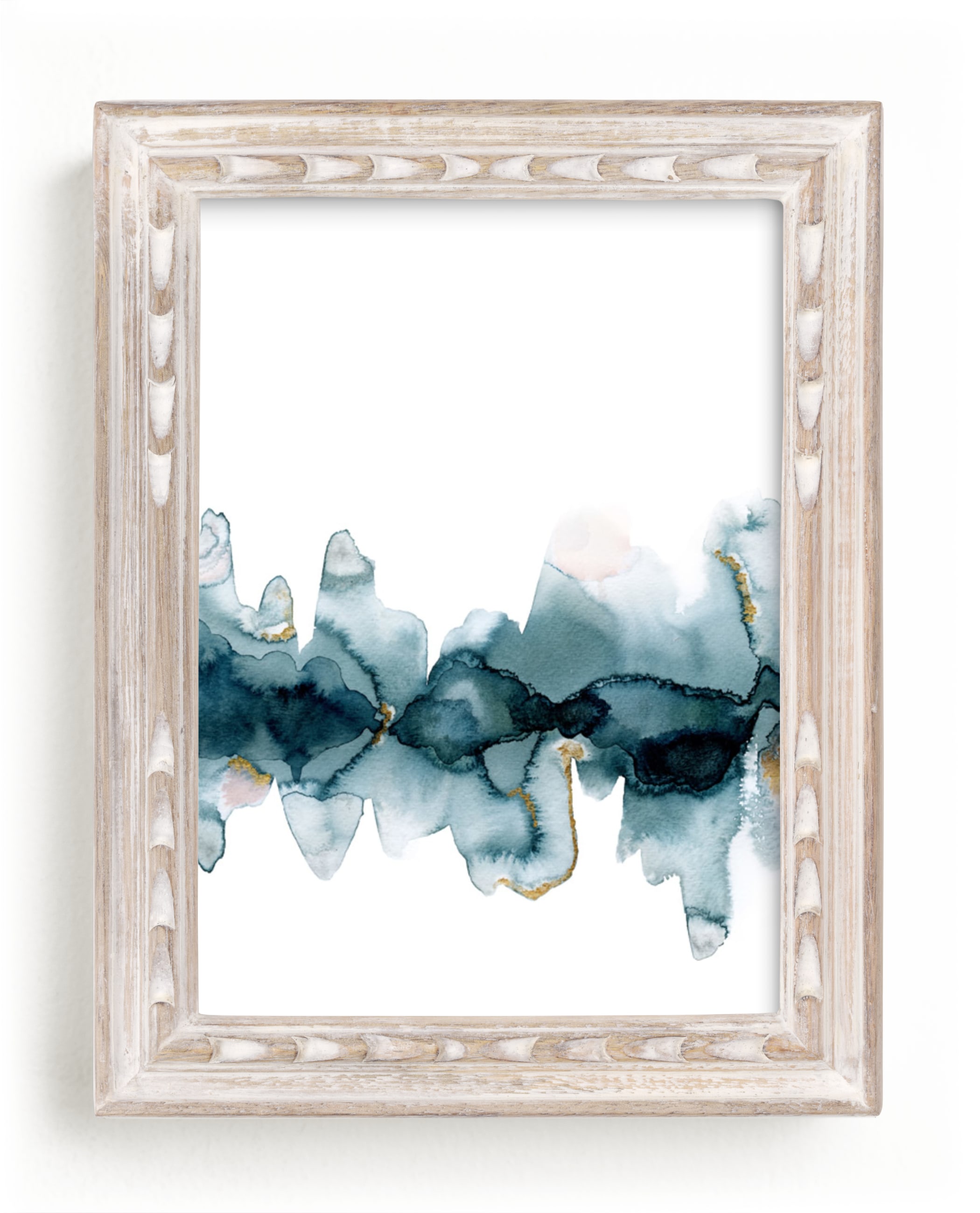 "Fractured Horizon 2" - Art Print by Melanie Severin in beautiful frame options and a variety of sizes.