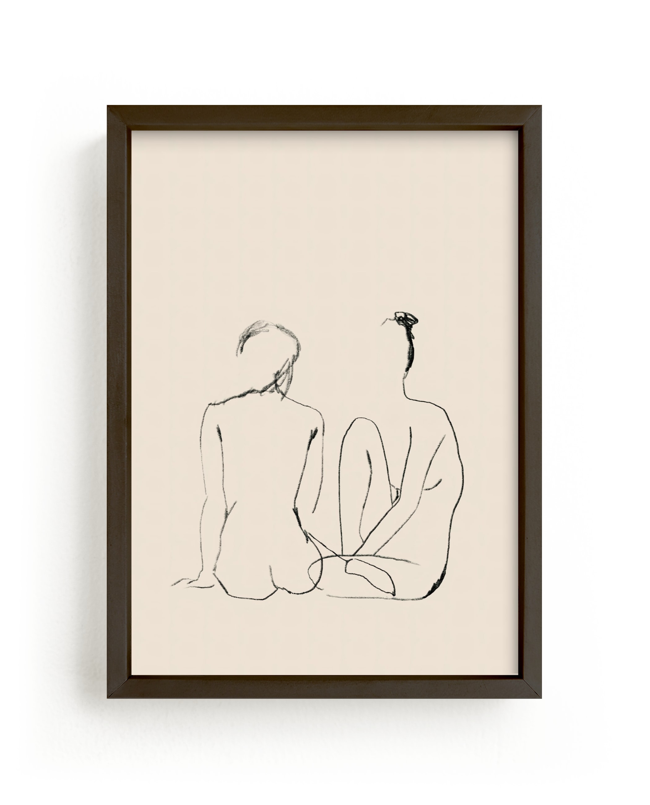 "LES FILLES" - Limited Edition Art Print by Annie Clark in beautiful frame options and a variety of sizes.