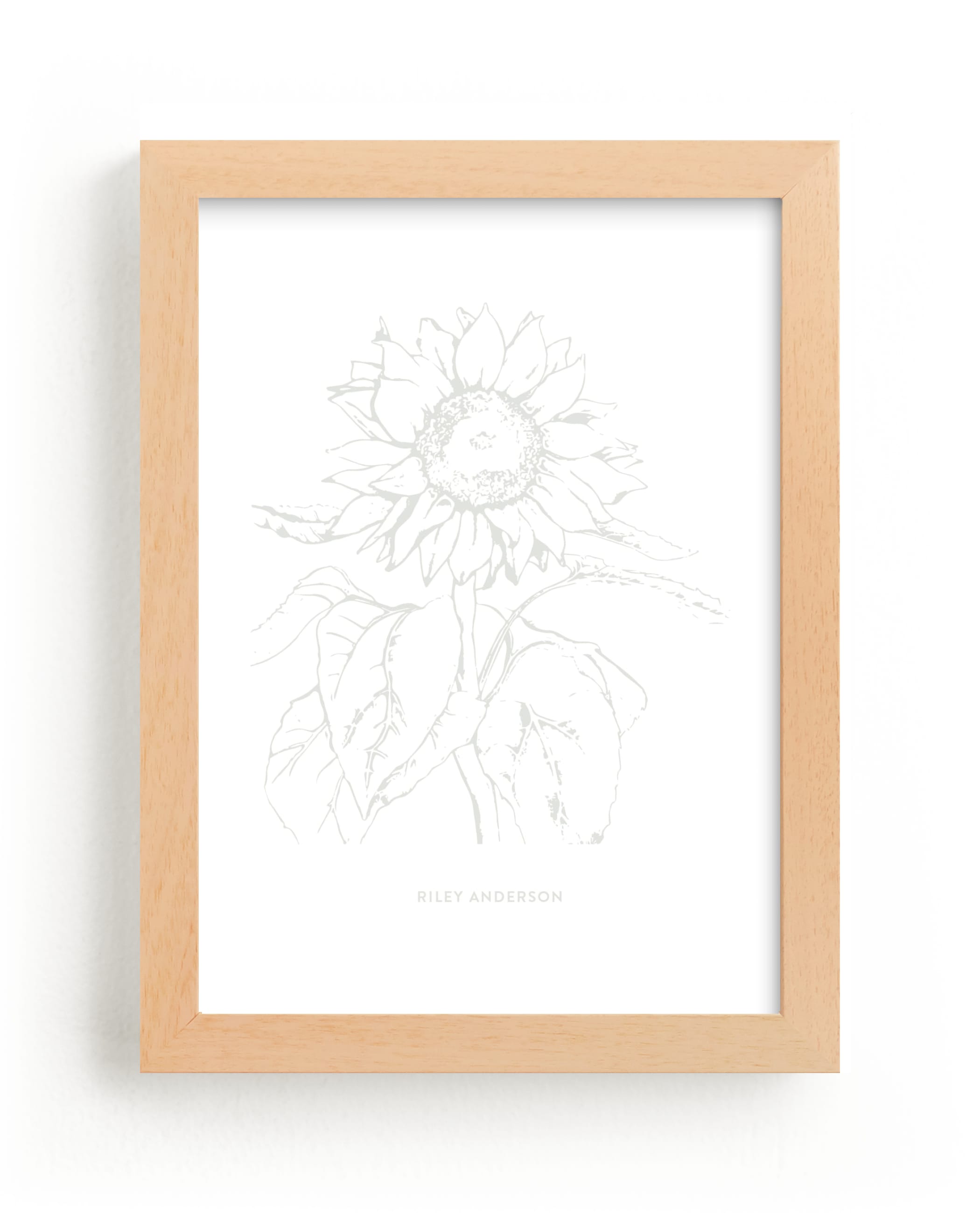 Drawn Digital Art Portrait Completely Custom Art by Minted Minted