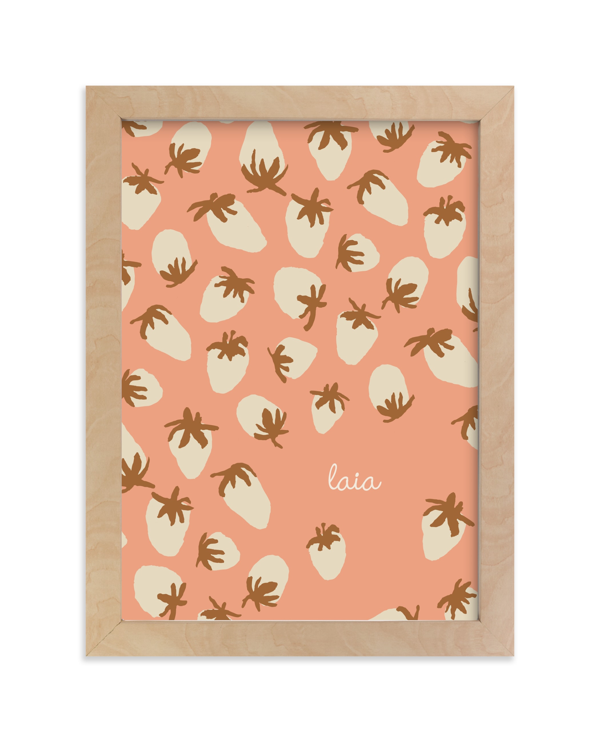 "Laia" - Children's Custom Art Print by Alex Roda in beautiful frame options and a variety of sizes.