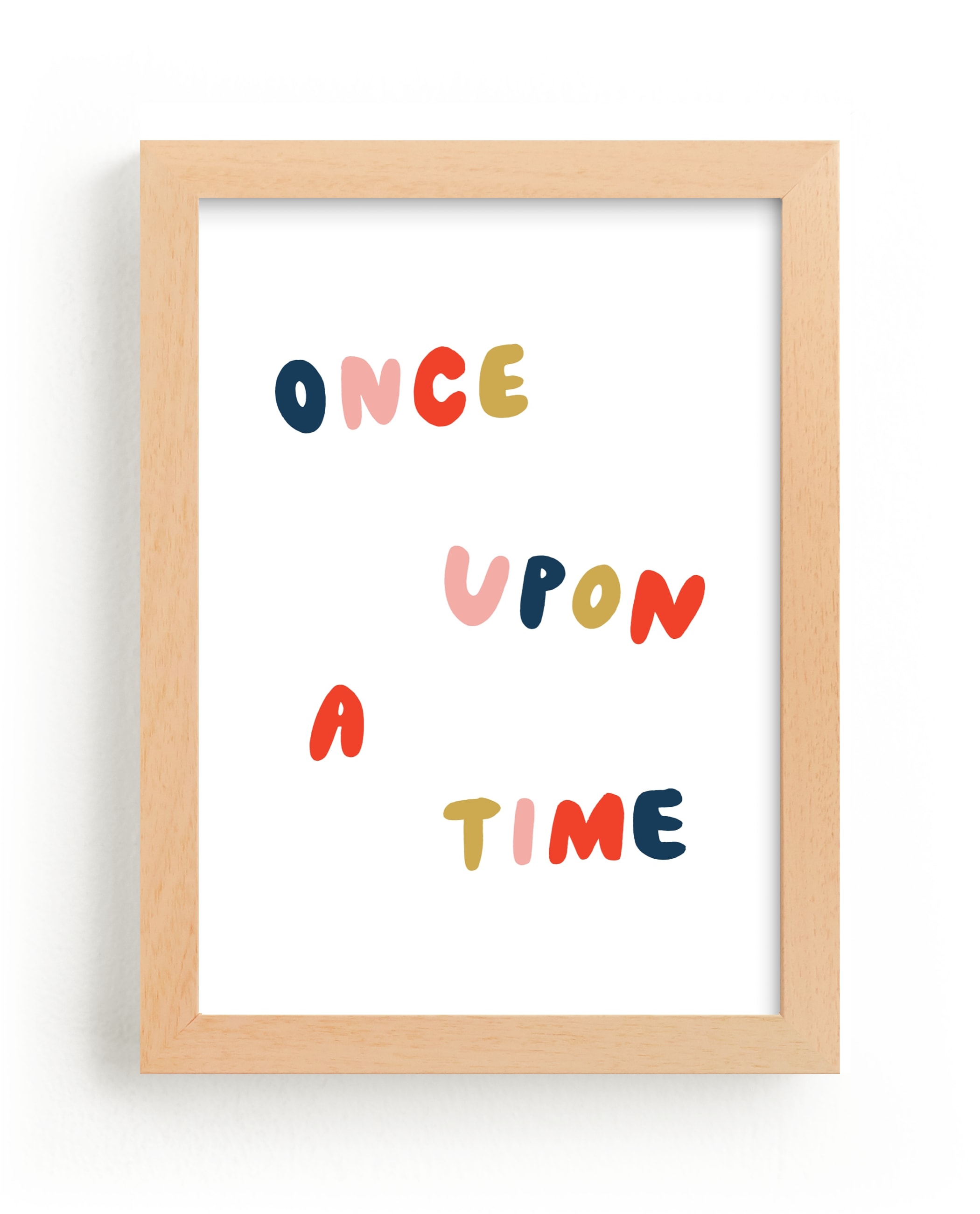 once upon a time wall art prints by june letters studio minted