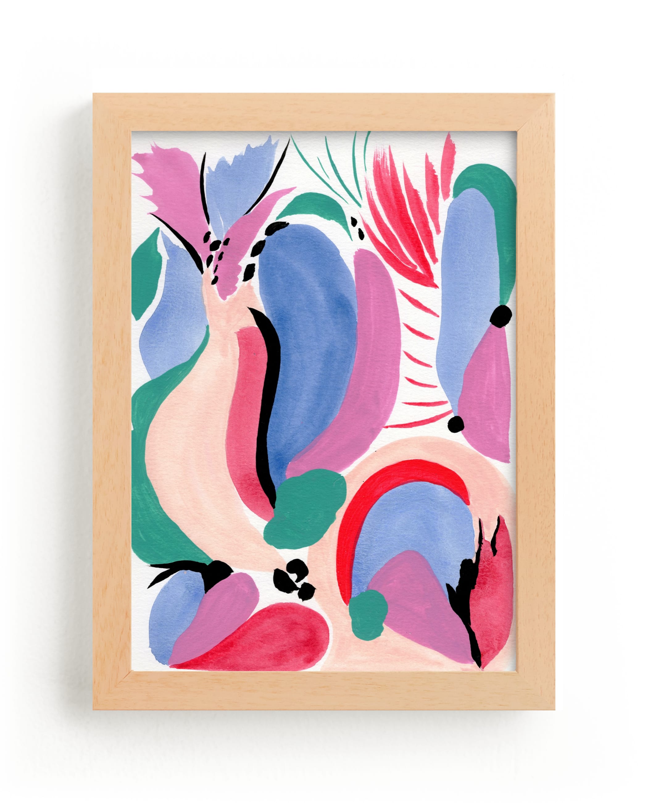 "Abstract story" - Art Print by FERNANDA MARTINEZ in beautiful frame options and a variety of sizes.