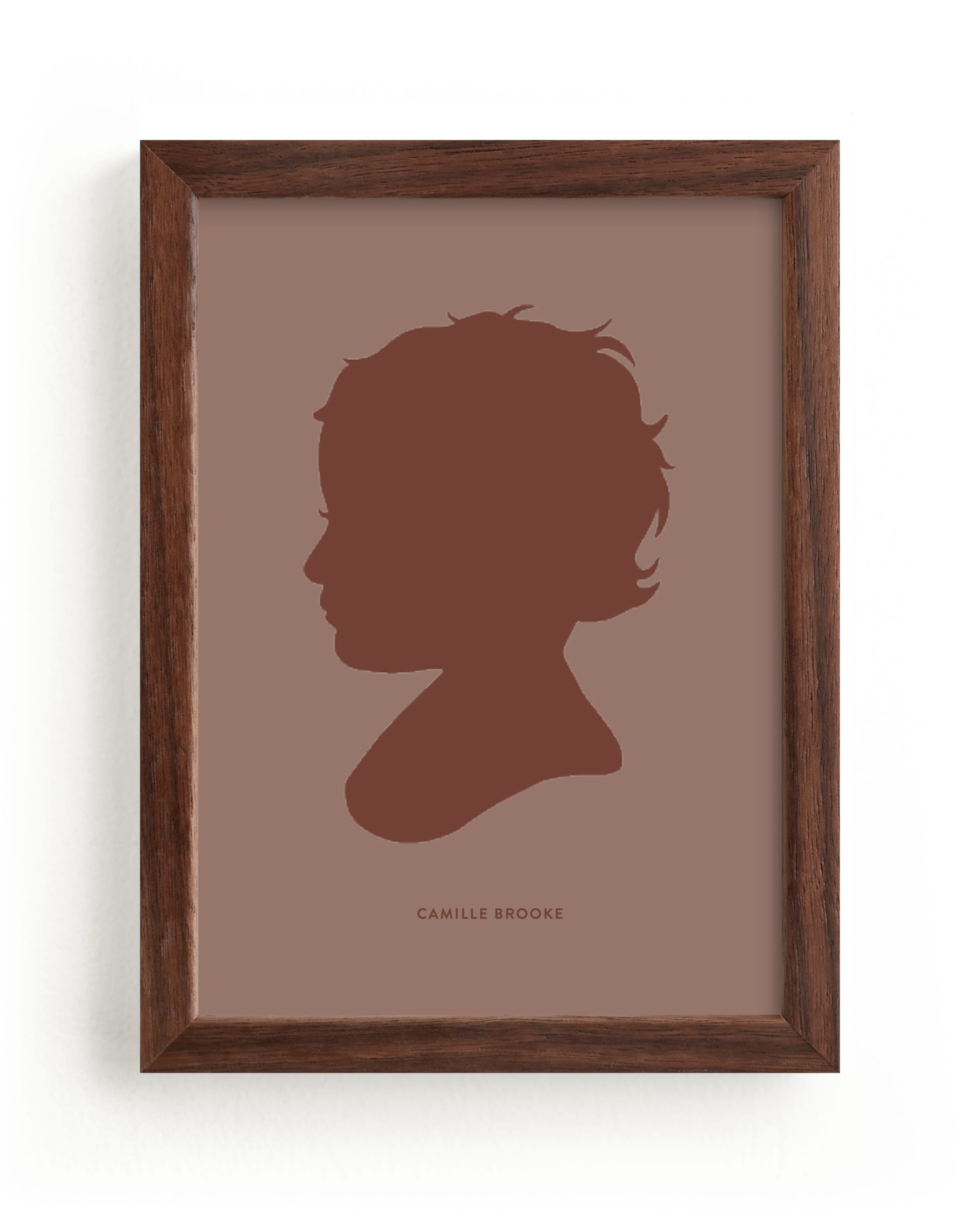 "Tone on Tone Silhouette" - Silhouette Digital Art by Minted in beautiful frame options and a variety of sizes.