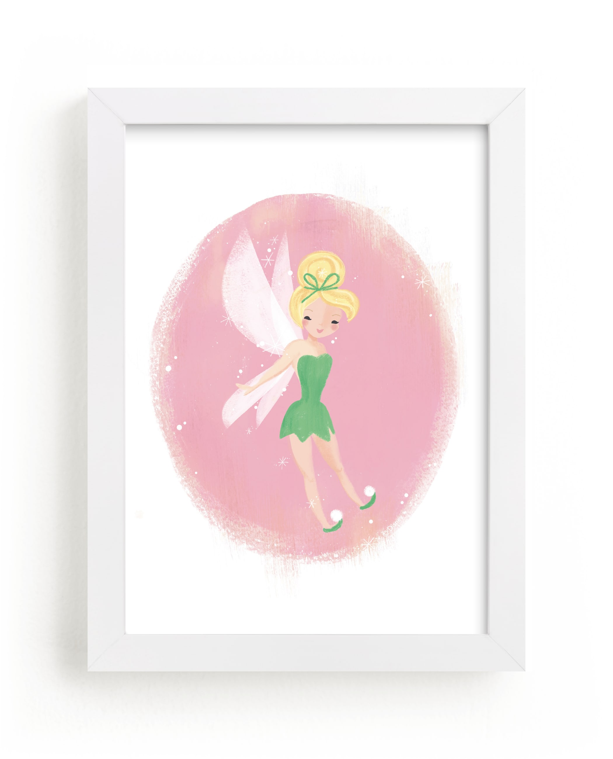 "Tink Flies" - Limited Edition Art Print by Itsy Belle Studio in beautiful frame options and a variety of sizes.