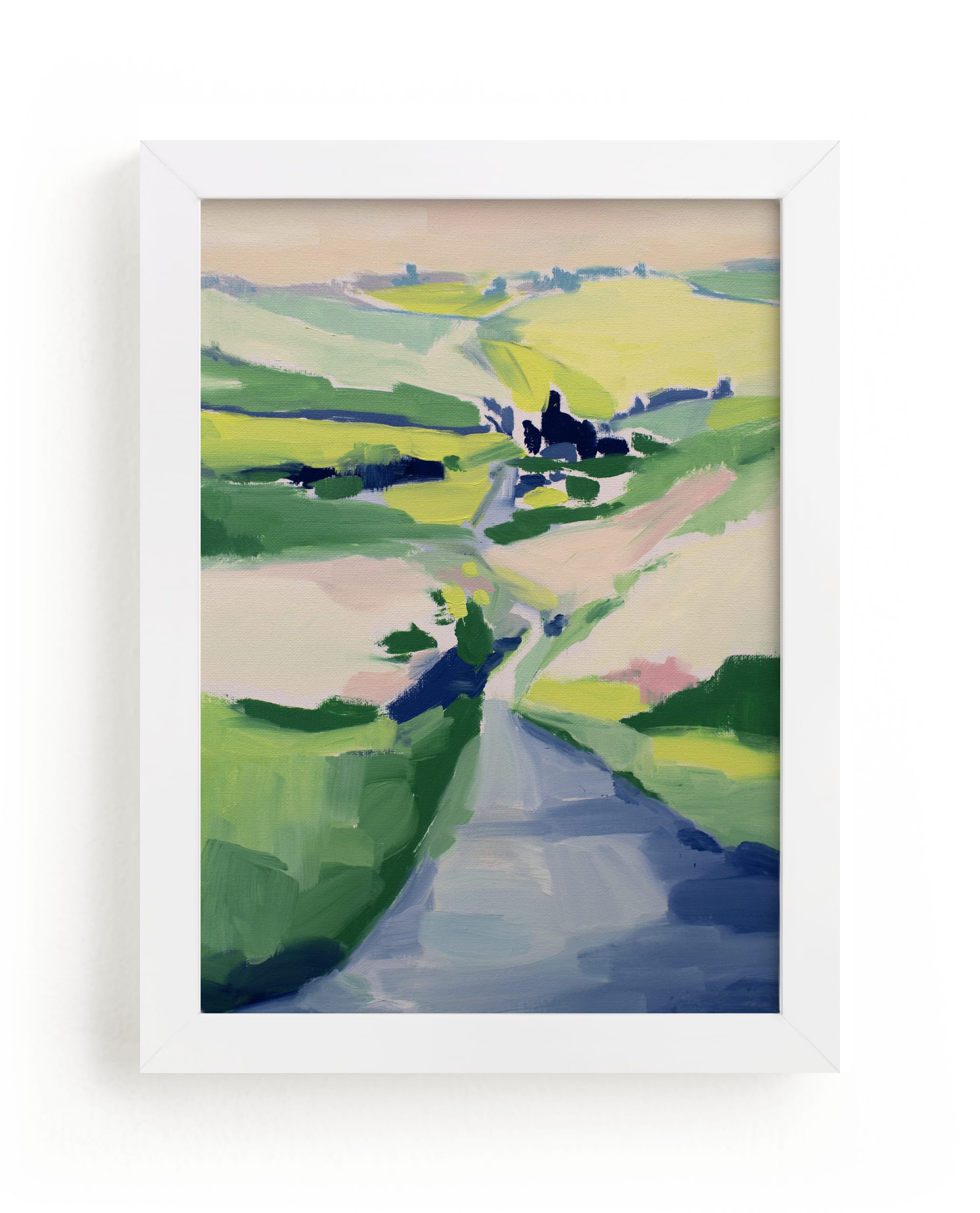 "Meandering Through" - Limited Edition Art Print by Alysia Quisenberry in beautiful frame options and a variety of sizes.