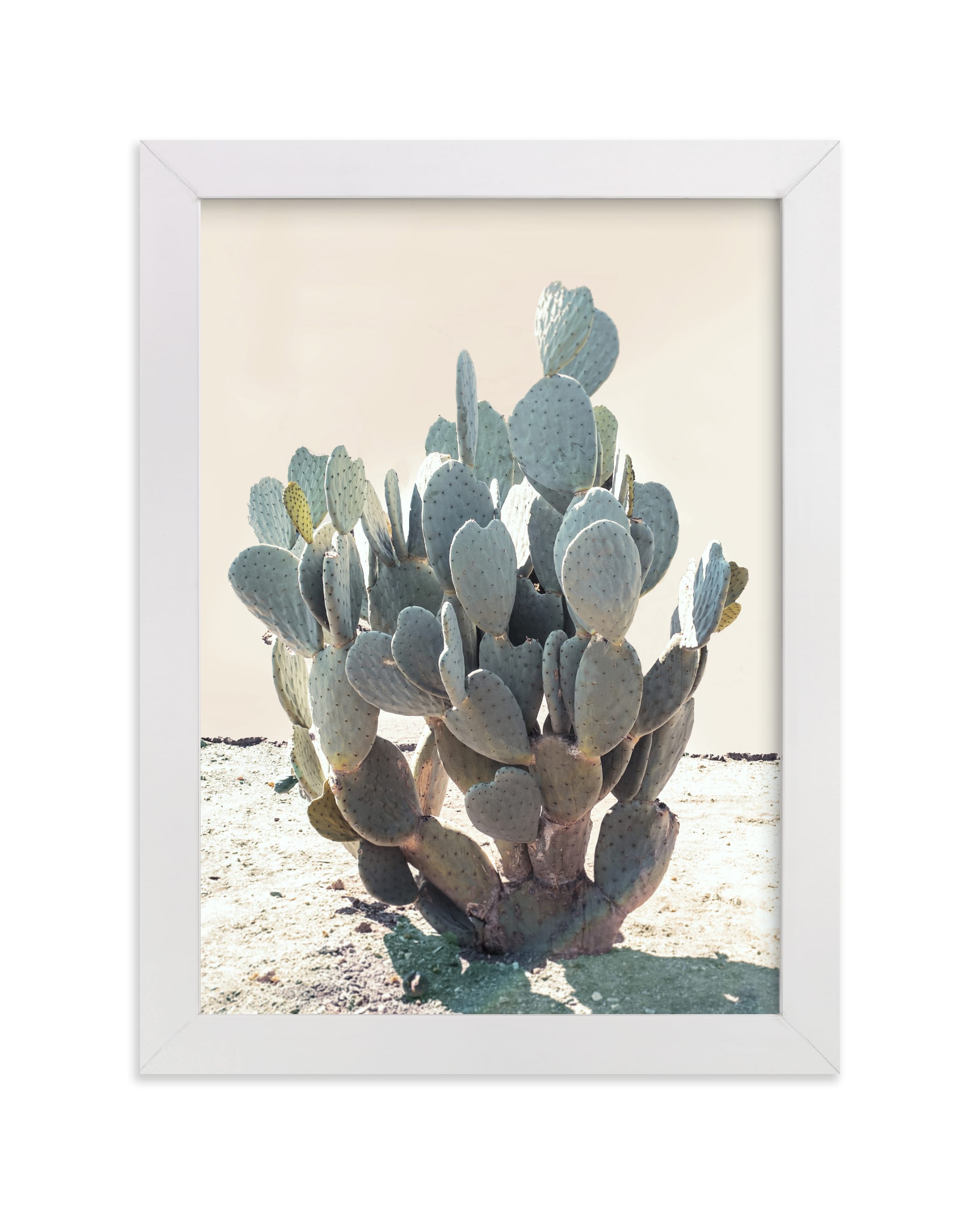 "Blue Cactus" - Limited Edition Art Print by Wilder California in beautiful frame options and a variety of sizes.