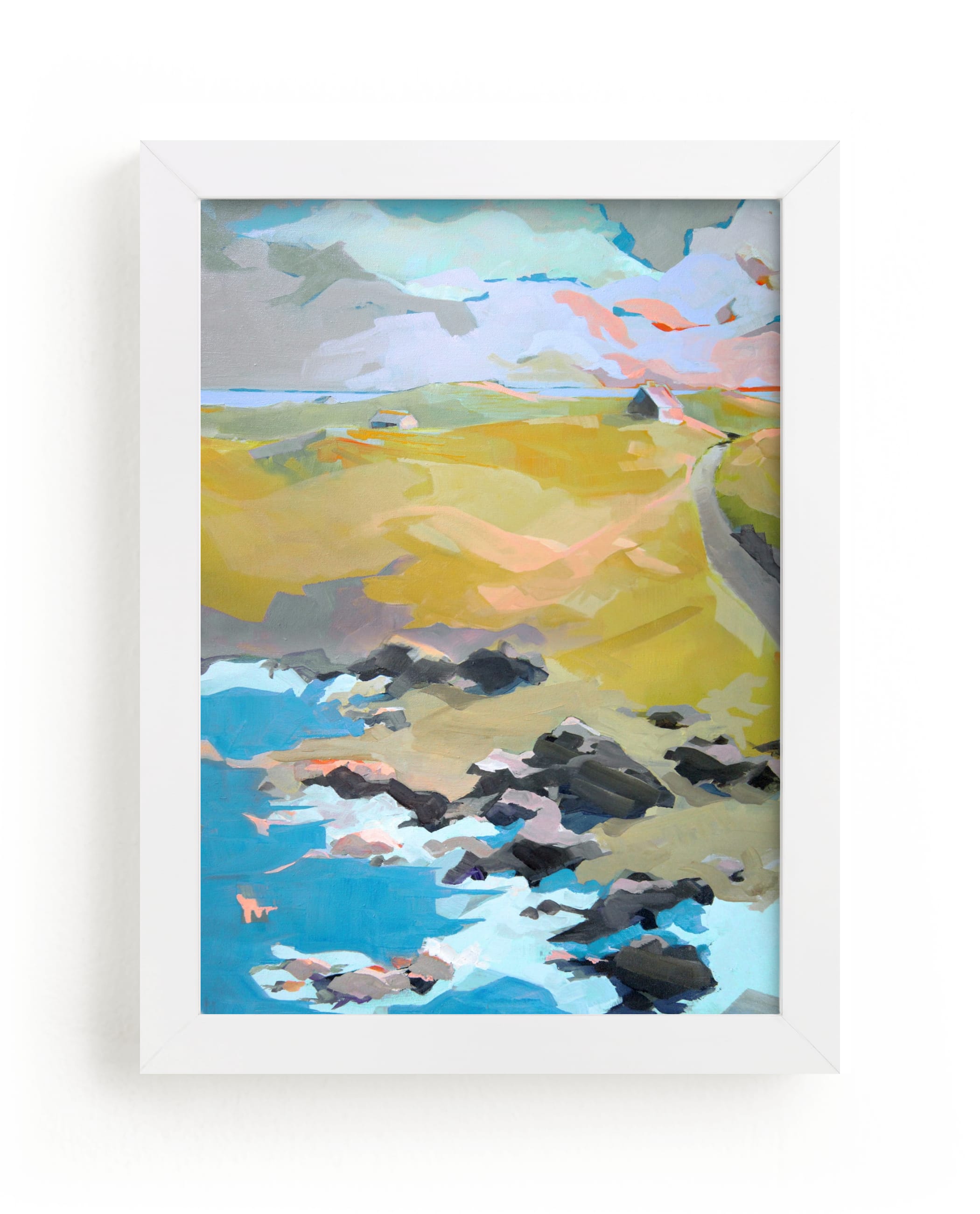 "Out To Sea" - Limited Edition Art Print by Jess Franks in beautiful frame options and a variety of sizes.