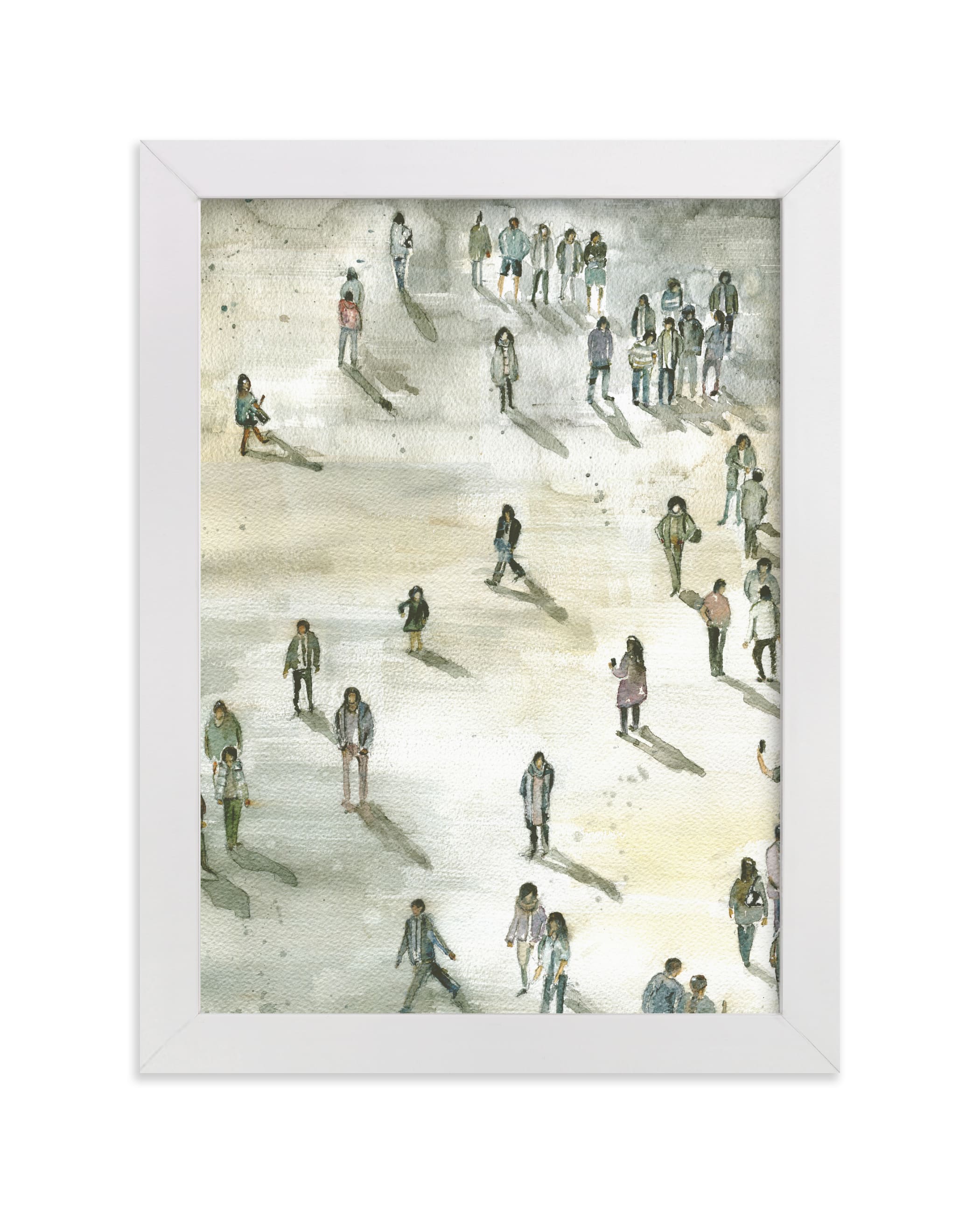 "Berlin at midday" - Limited Edition Art Print by Lulaloo in beautiful frame options and a variety of sizes.