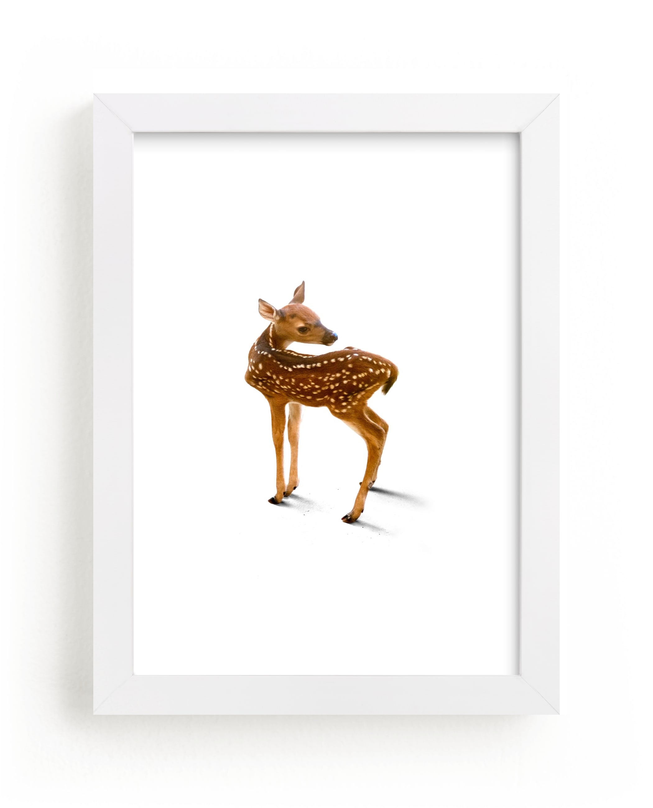 "A Deer Friend" - Limited Edition Art Print by Andrew McClintock in beautiful frame options and a variety of sizes.