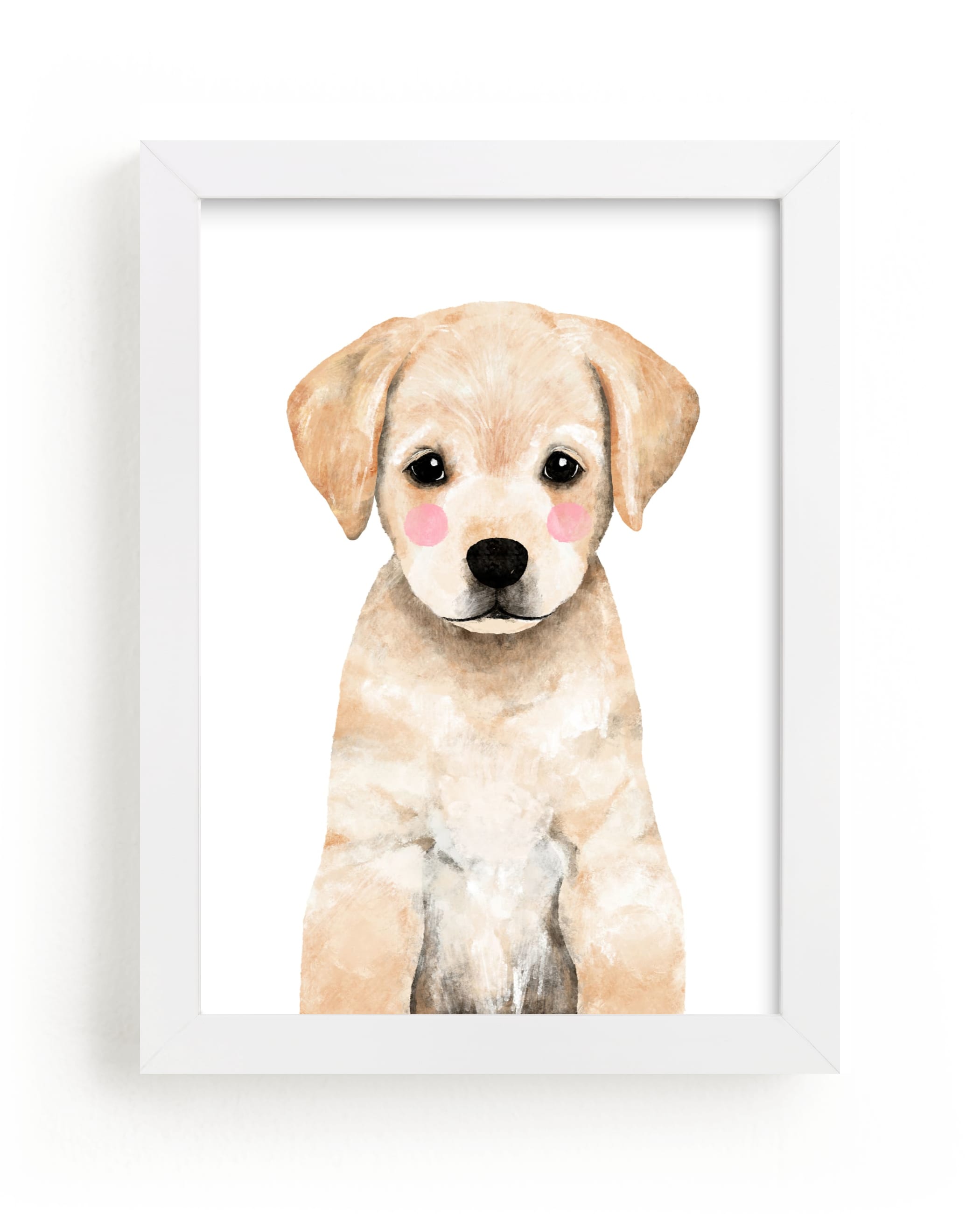 "Baby Labrador" by Cass Loh in beautiful frame options and a variety of sizes.