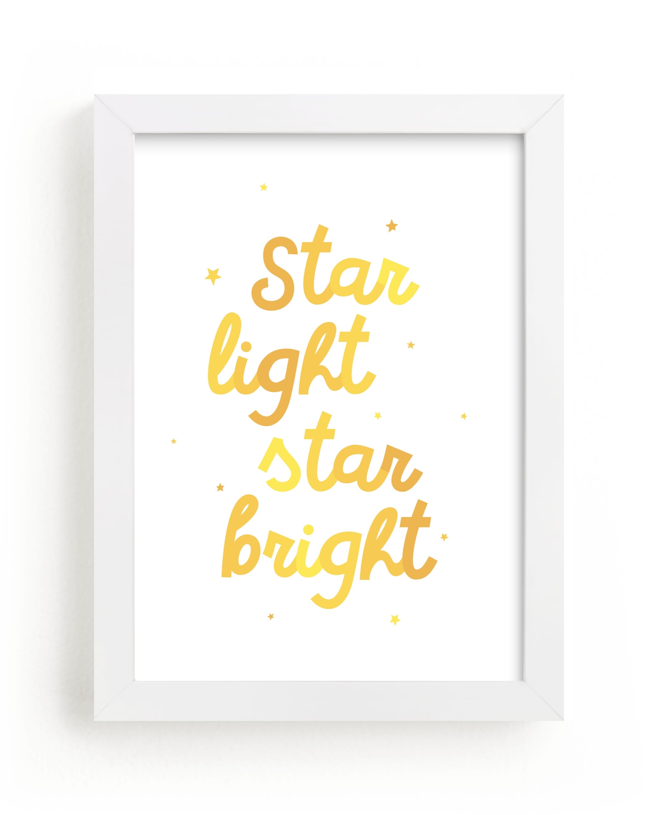 "Star Light Star Bright" - Limited Edition Art Print by Lea Delaveris in beautiful frame options and a variety of sizes.