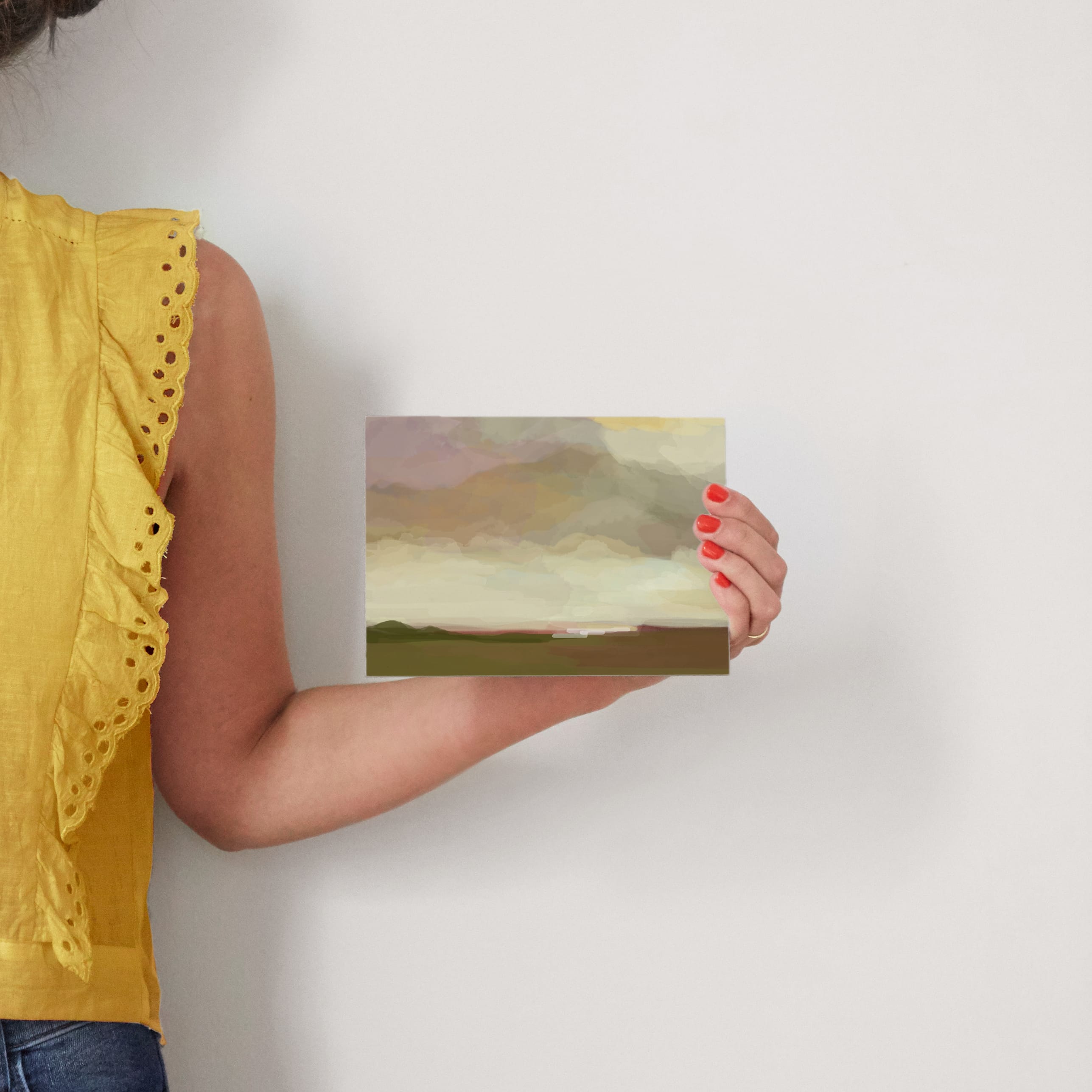 pink meadows Wall Art Prints by AlisonJerry Minted