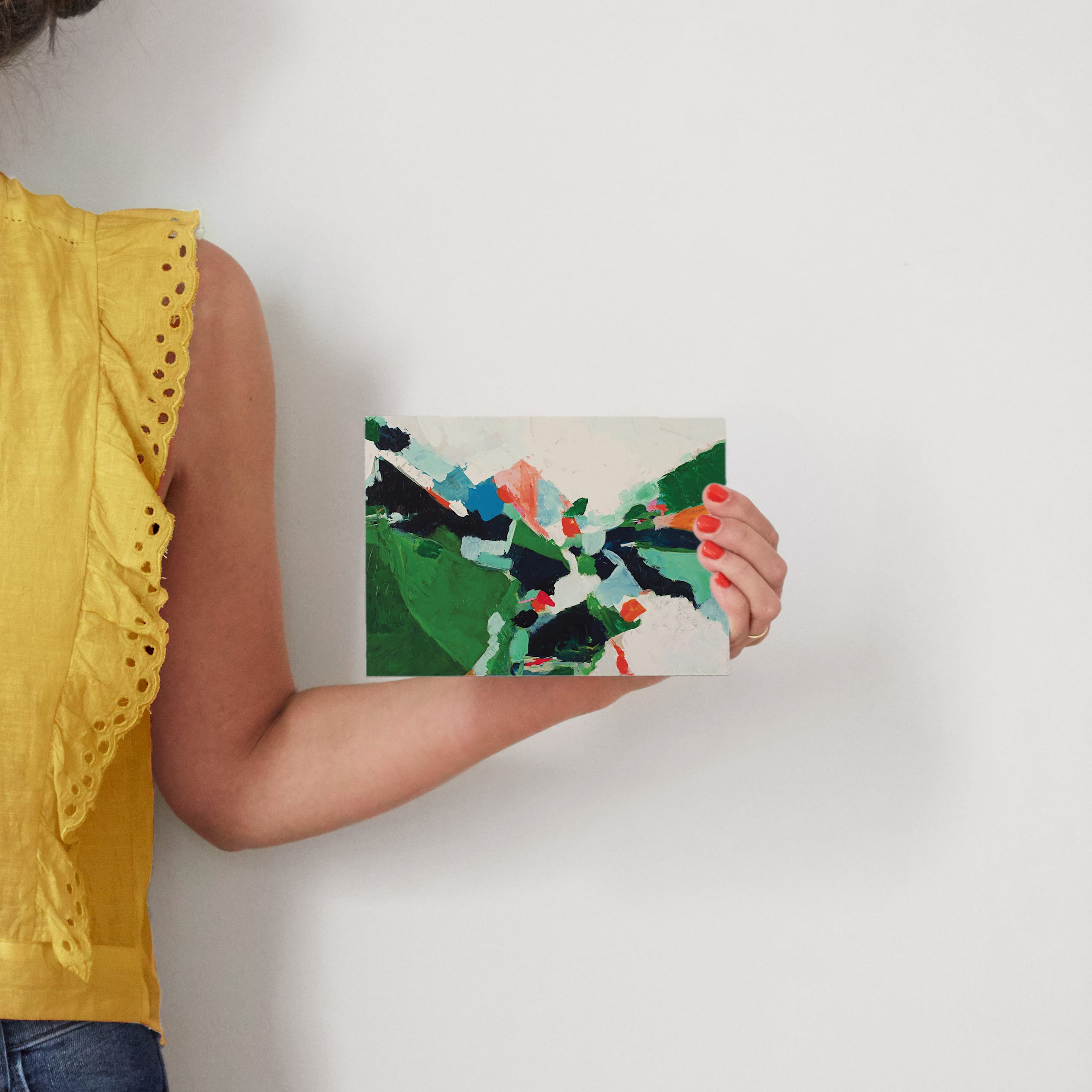 Colorful Abstract Landscape Wall Art Prints by Caryn Owen Minted