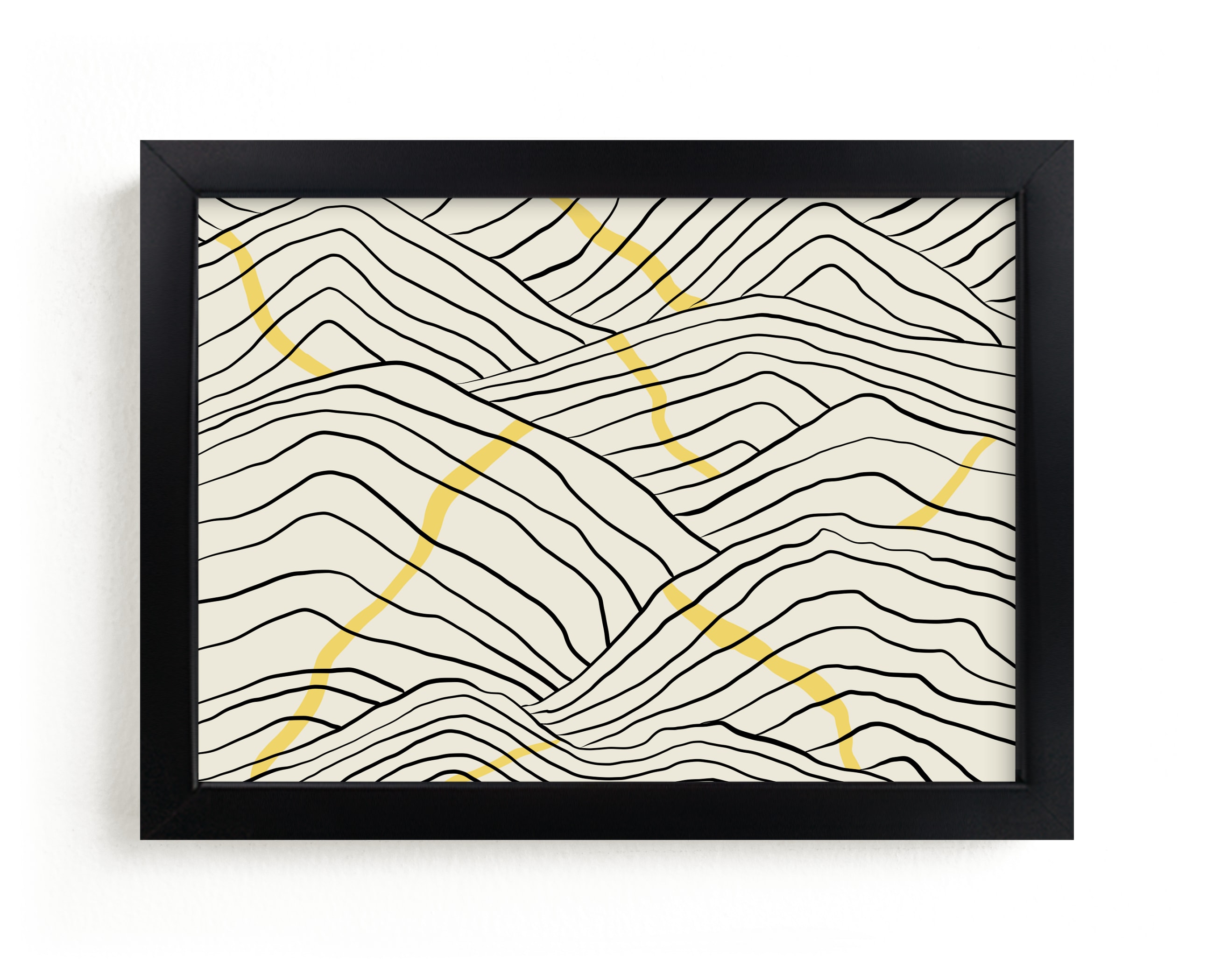"Meandering" - Limited Edition Art Print by Adelyn T. in beautiful frame options and a variety of sizes.