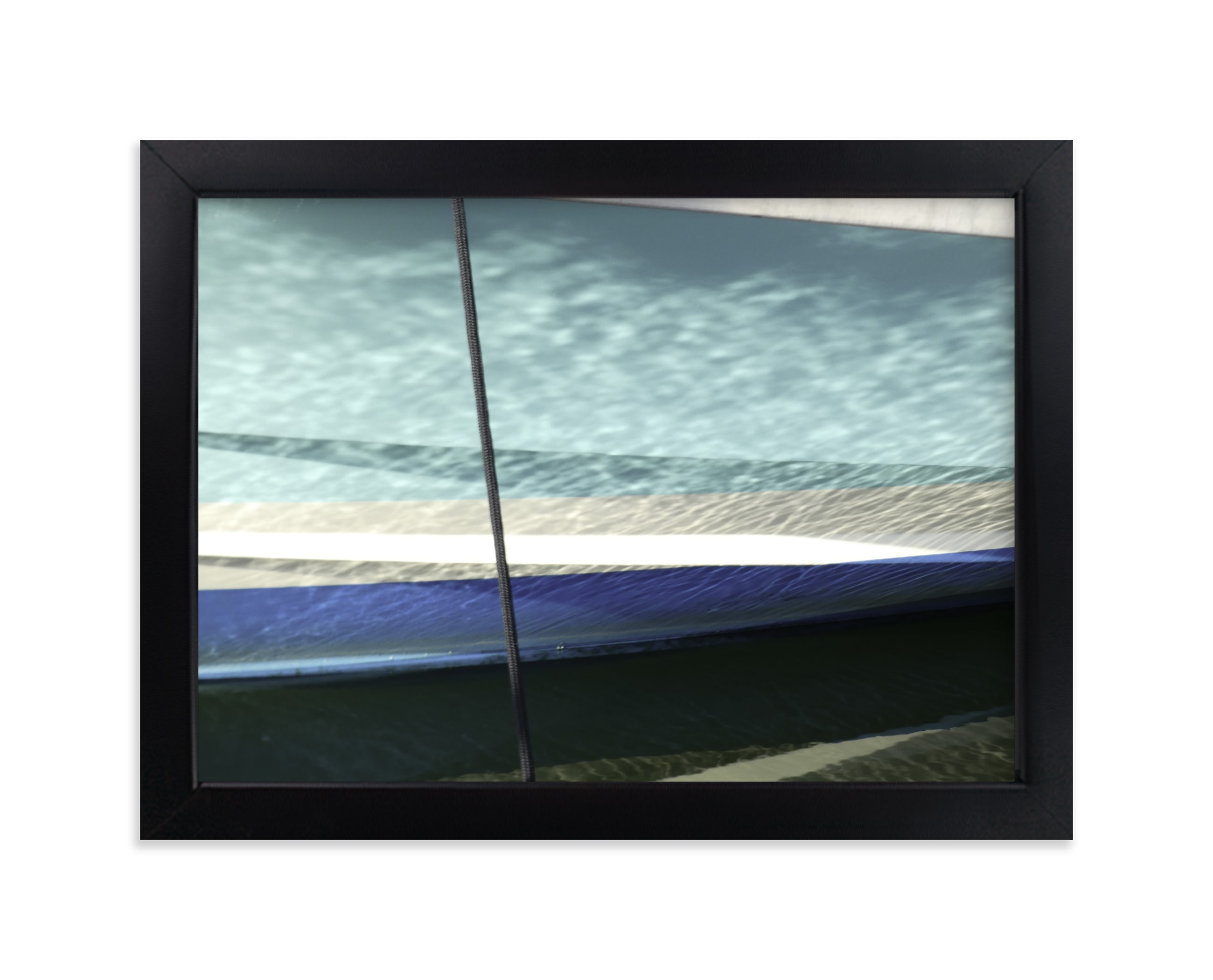 Boat Hull, Maine Art Print