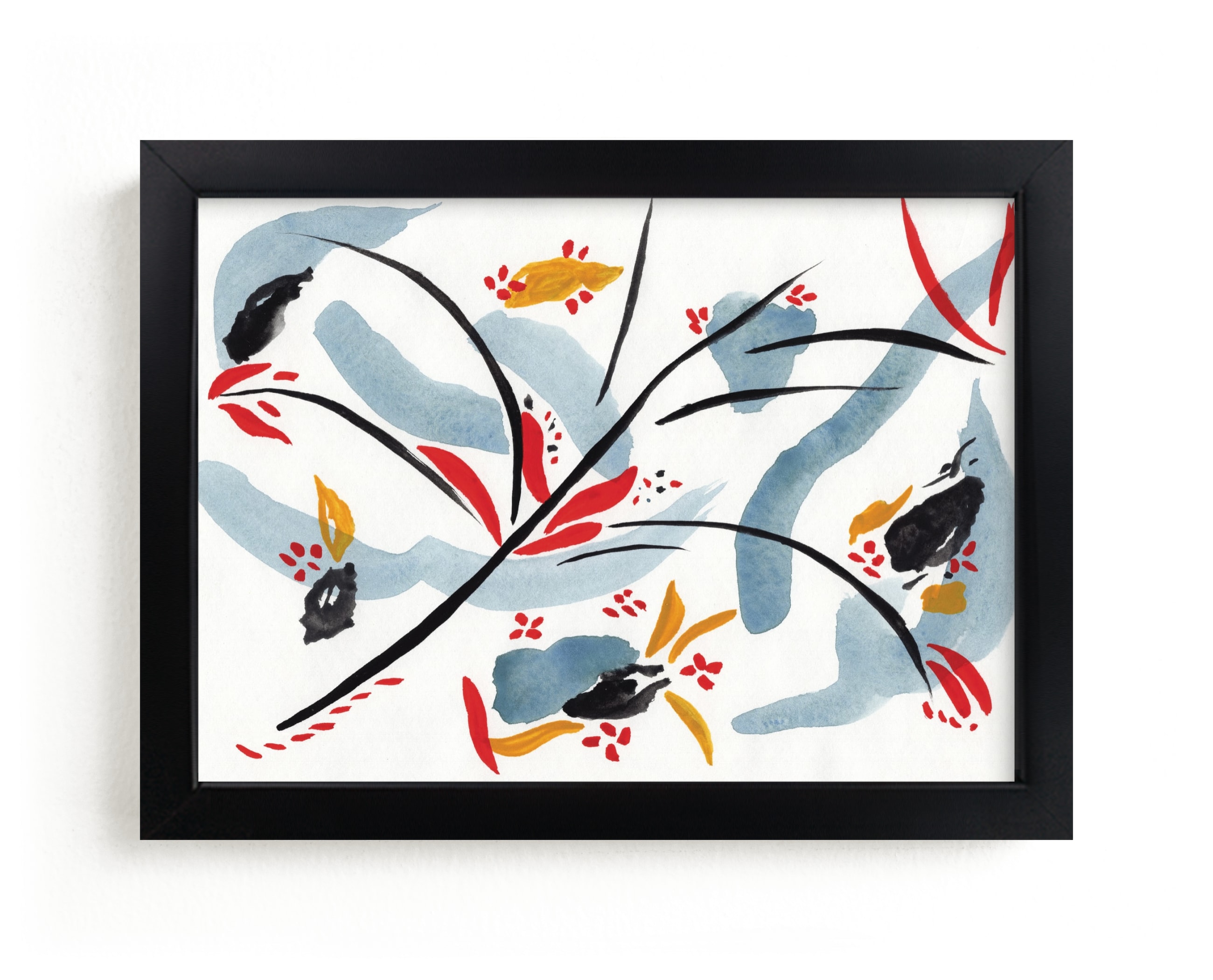 "Bloom on rain" - Limited Edition Art Print by FERNANDA MARTINEZ in beautiful frame options and a variety of sizes.