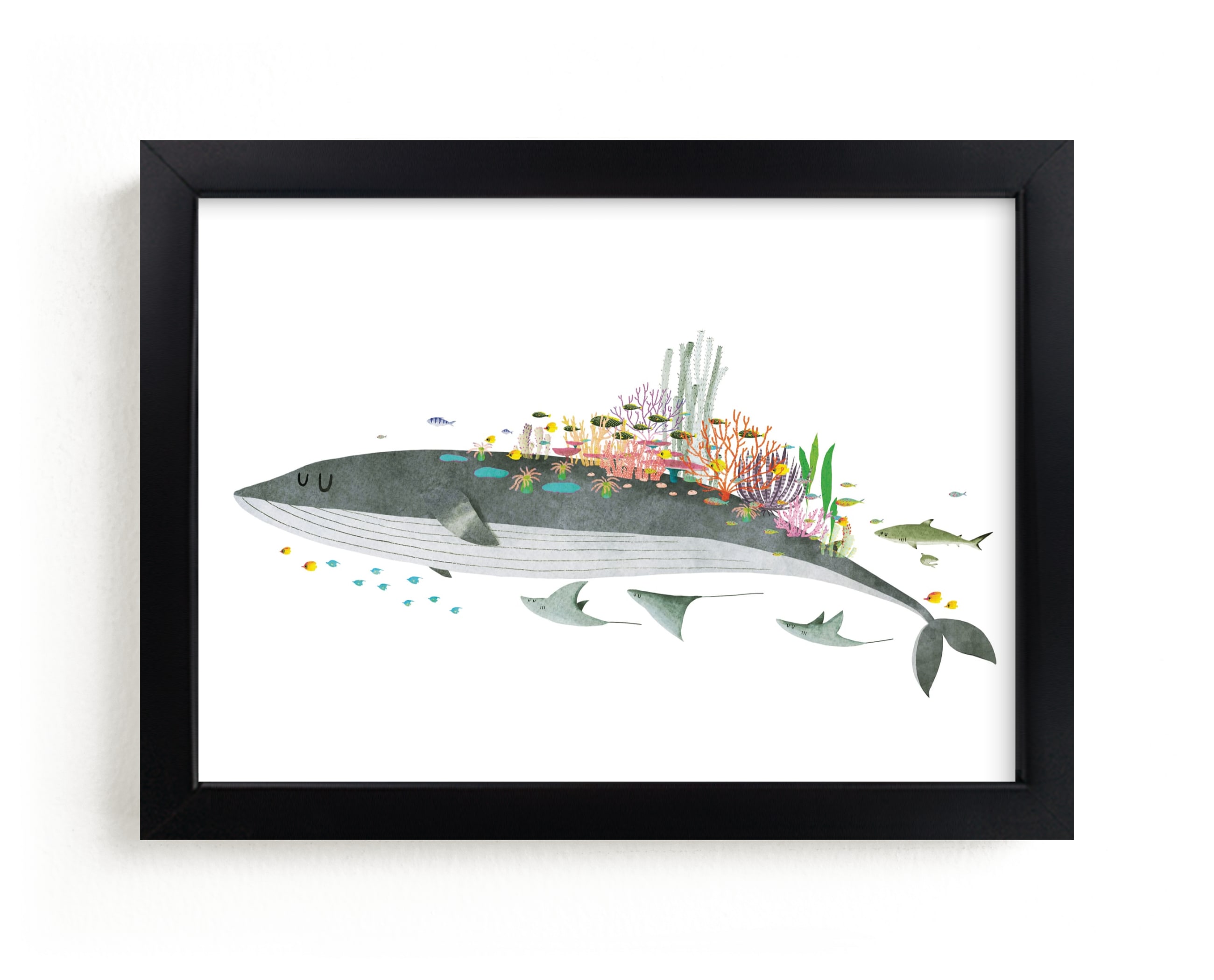 "Great Barrier Reef" - Limited Edition Art Print by Jiny He in beautiful frame options and a variety of sizes.