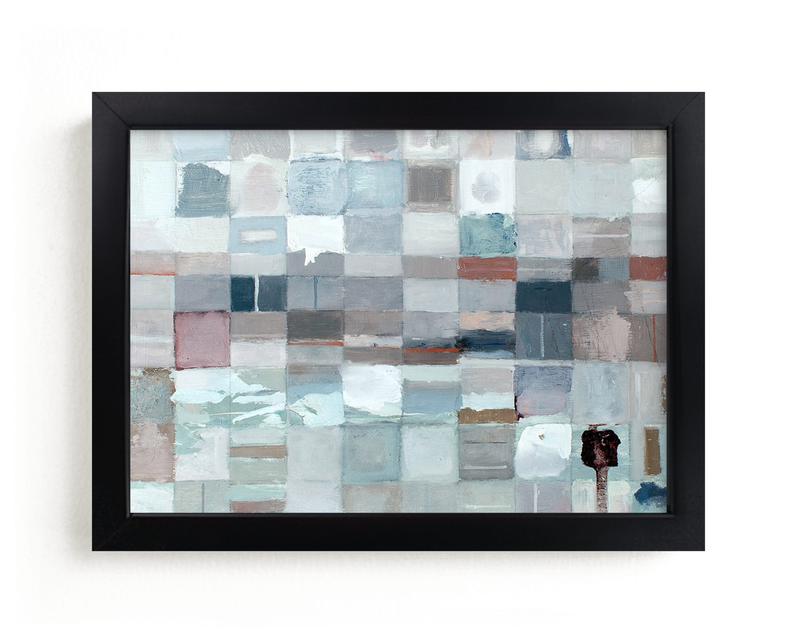 "Sea Glass" - Art Print by Hadas Tal in beautiful frame options and a variety of sizes.